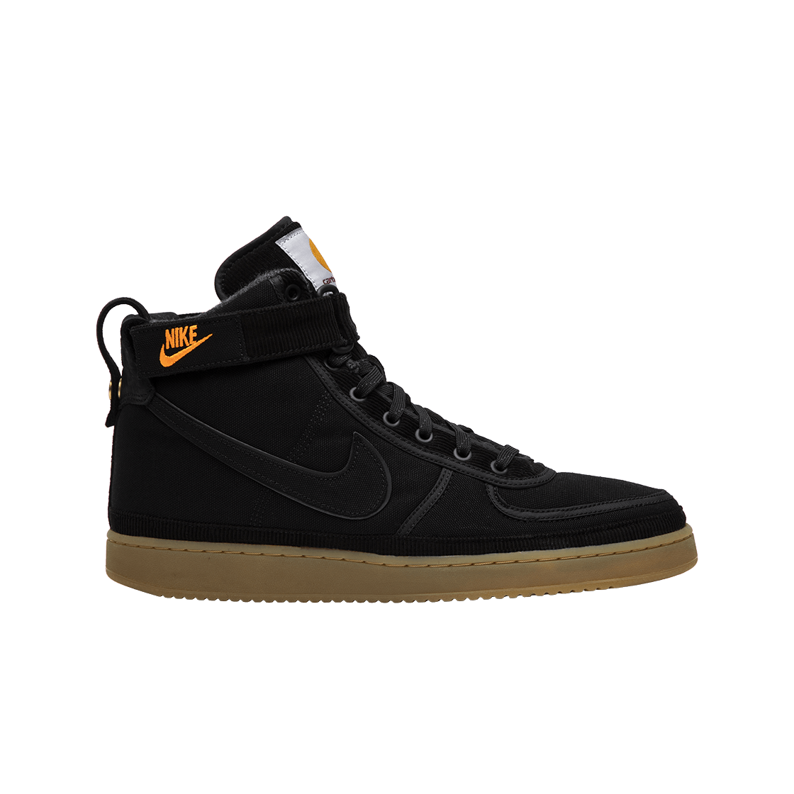 나이키 x 칼하트 WIP 반달 하이 슈프림 블랙