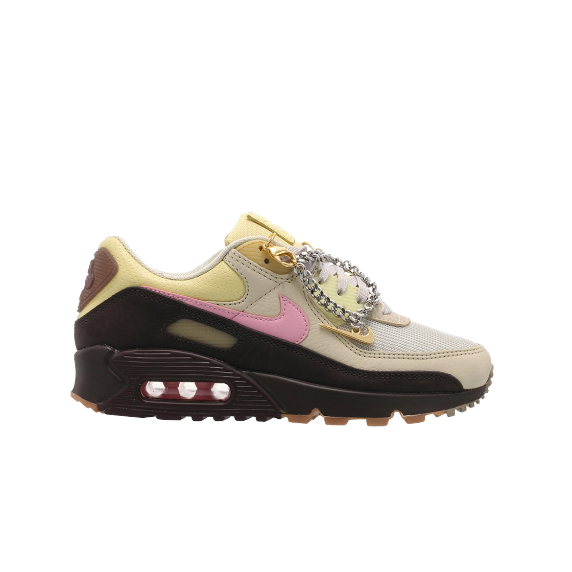 (W) 나이키 에어맥스 90 쿠반 링크 벨벳 브라운((W) Nike Air Max 90 Cuban Link Velvet Brown) - 1
