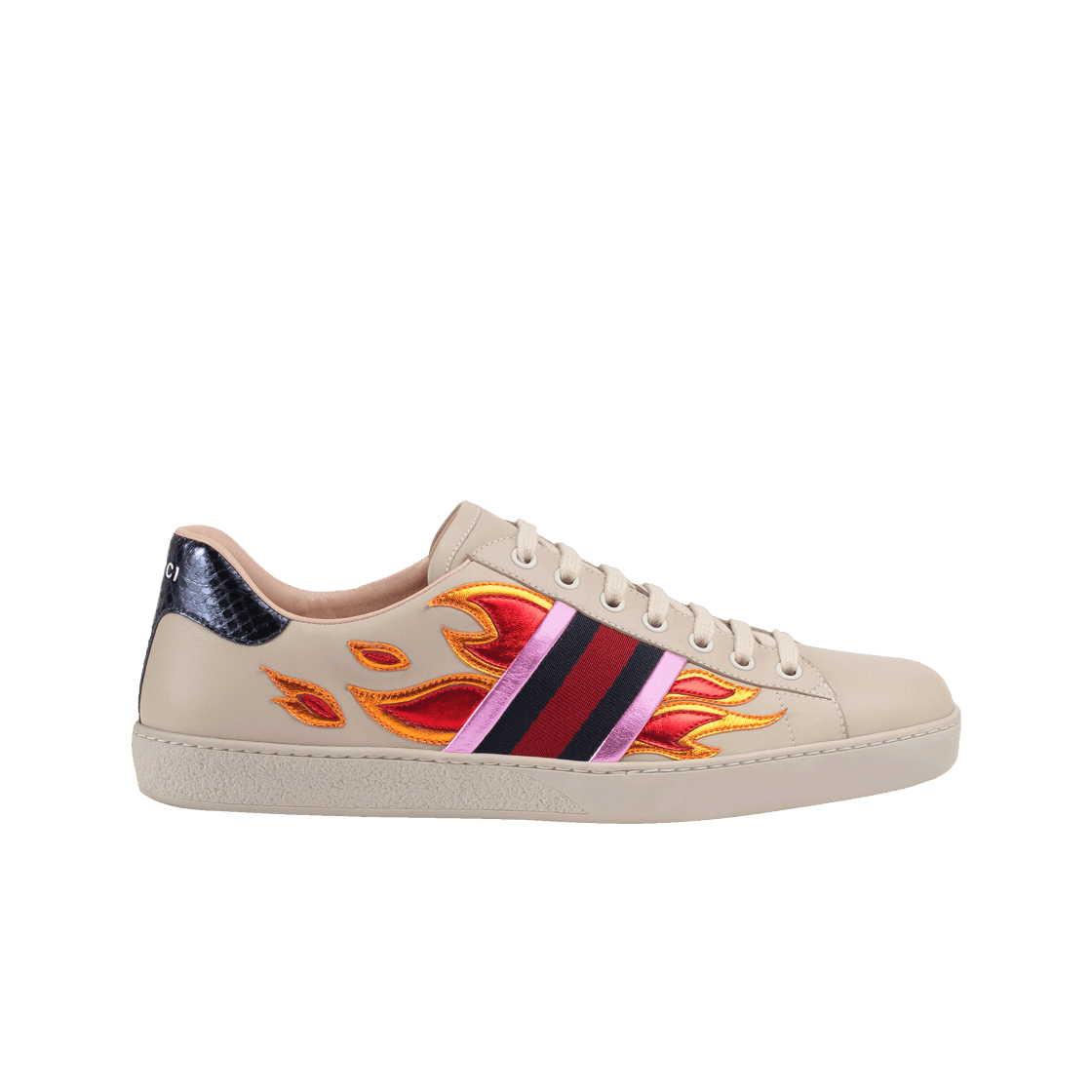 Gucci Ace Flames Snea... STYLE | KREAM