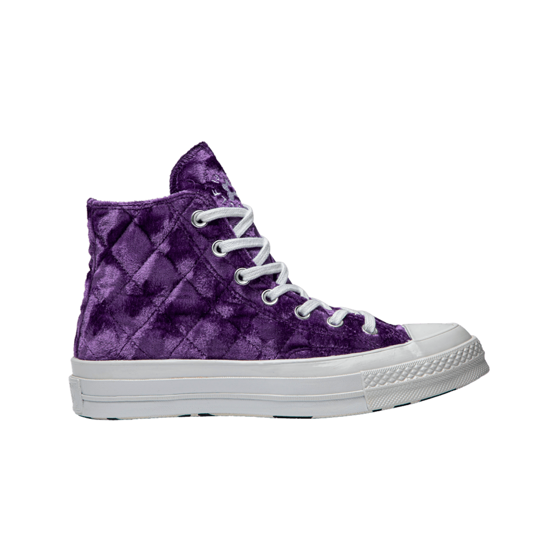 컨버스 x 골프 르 플레르 척 70 하이 퀼티드 벨벳 퍼플(Converse x Golf le Fleur Chuck 70 Hi Quilted Velvet Purple)