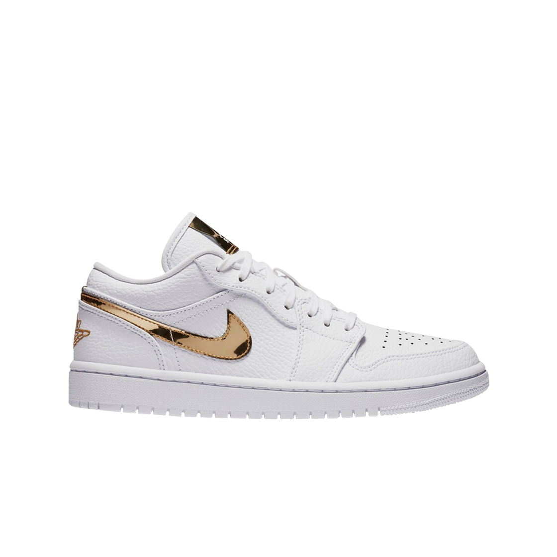 (W) 조던 1 로우 SE 화이트 메탈릭 골드