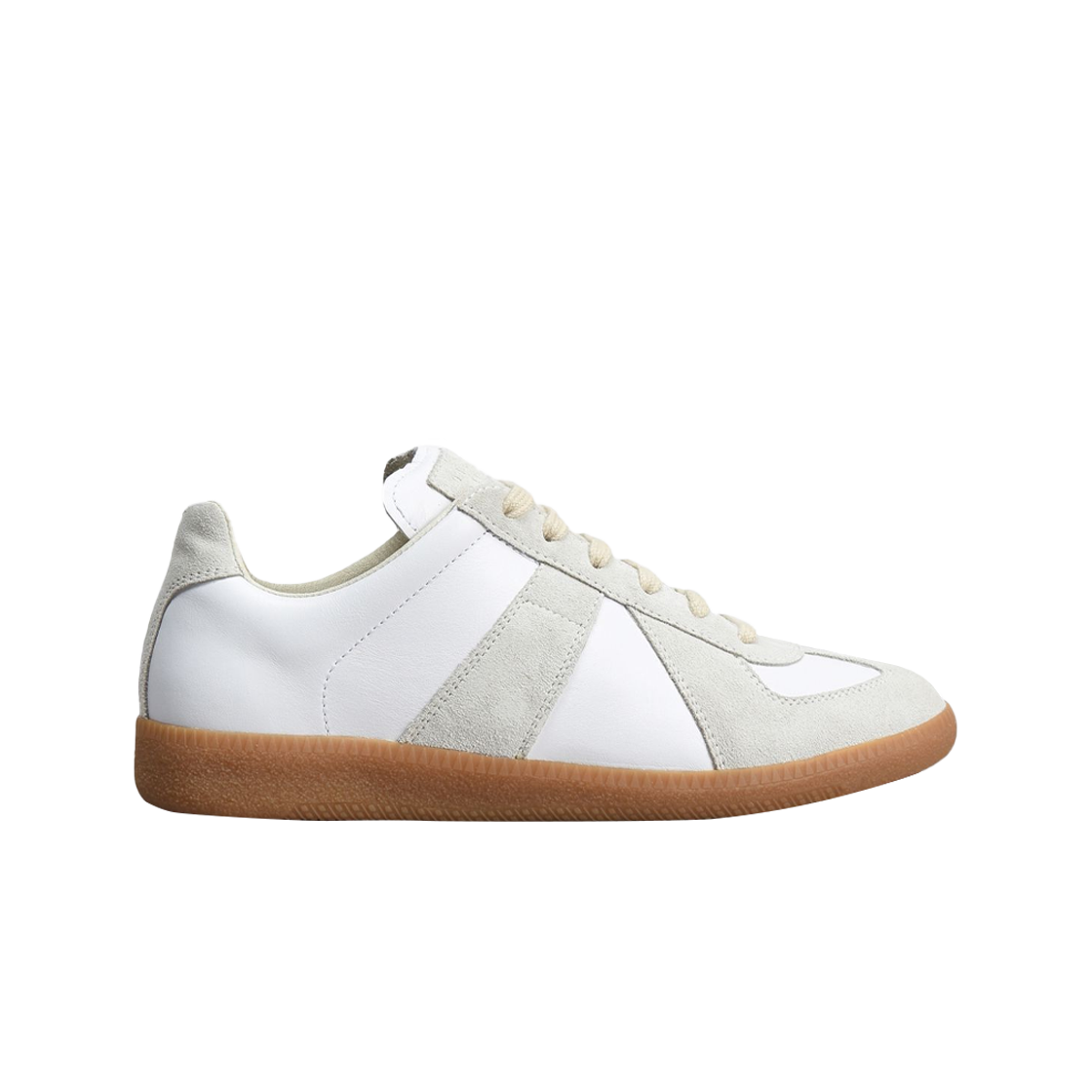 (W) 메종 마르지엘라 카프스킨 레플리카 스니커즈 화이트((W) Maison Margiela Calfskin Replica Sneakers White)