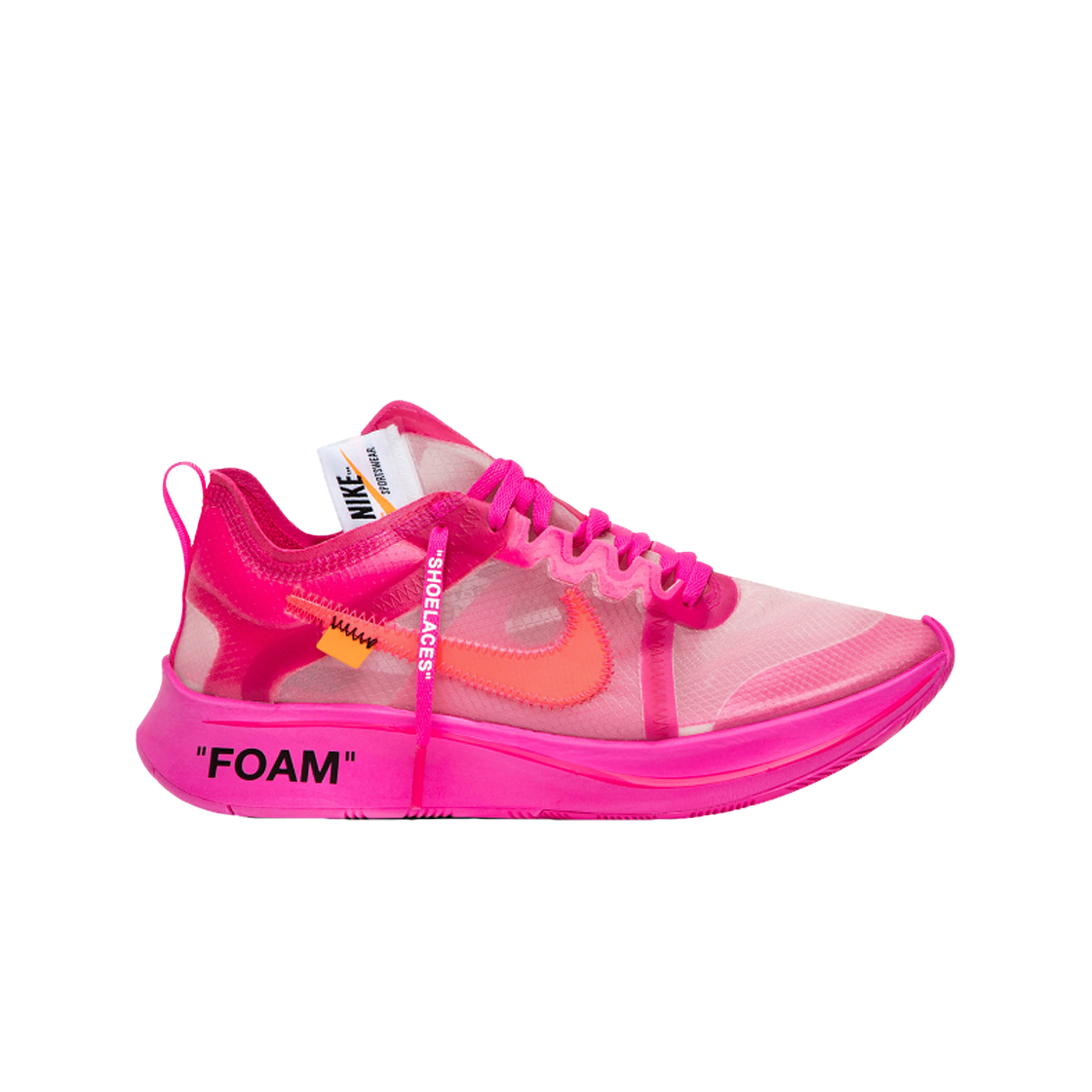 나이키 x 오프화이트 줌 플라이 SP 튤립 핑크(Nike x Off-White Zoom Fly SP Tulip Pink)