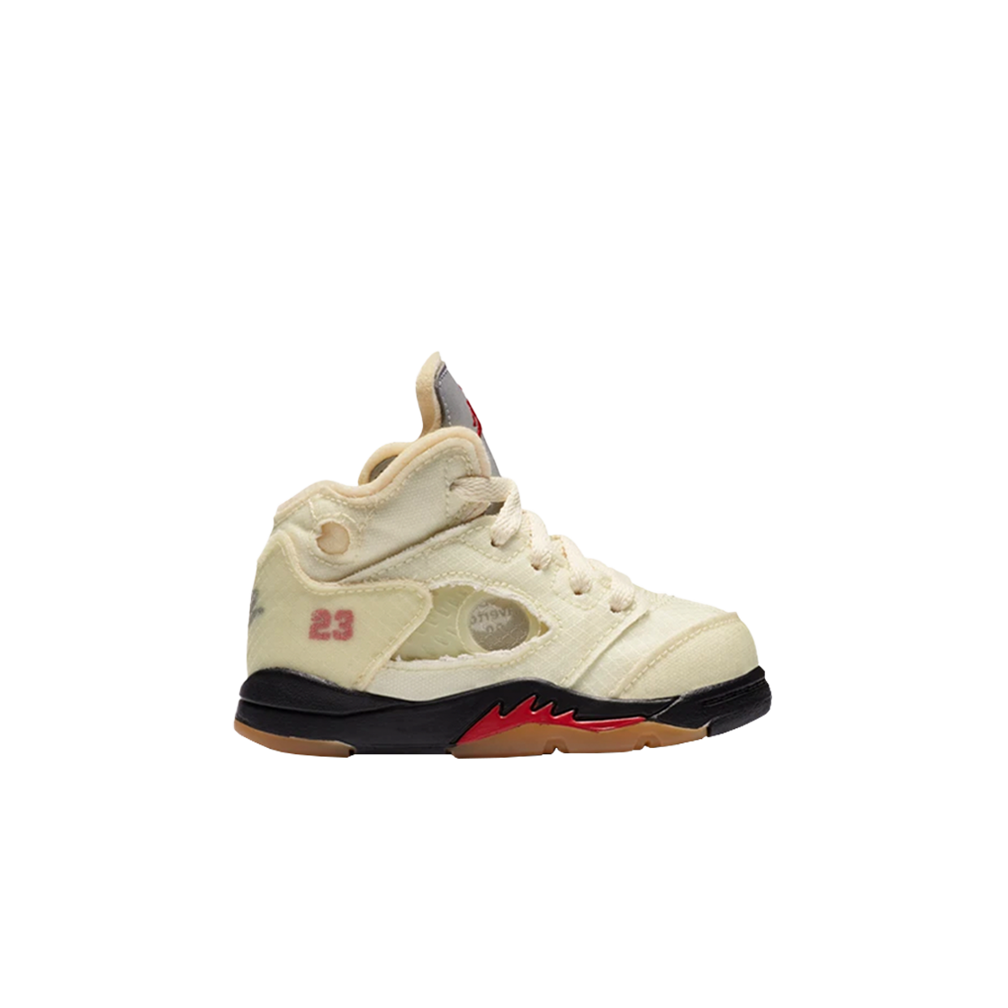 (TD) 조던 5 x 오프화이트 레트로 SP 세일 파이어 레드 | Jordan | KREAM (TD) Jordan 5 x Off-White Retro SP Sail Fire Red