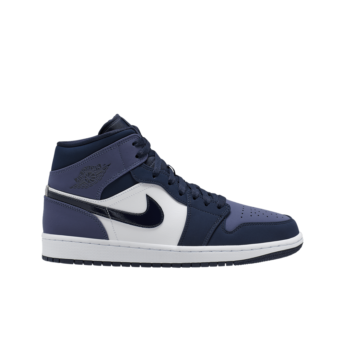 조던 1 미드 옵시디언 샌디드 퍼플(Jordan 1 Mid Obsidian Sanded Purple)