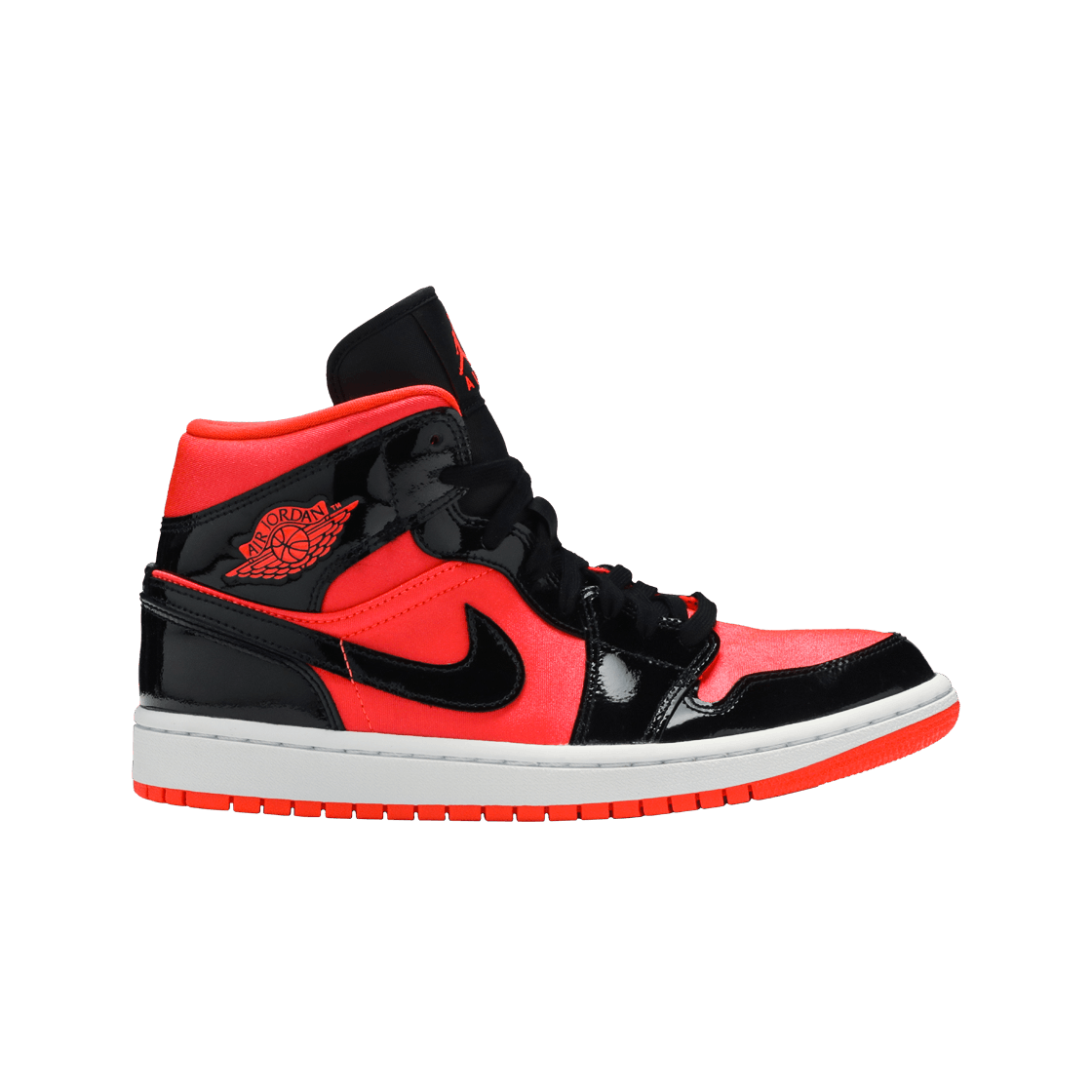 (W) 조던 1 미드 핫 펀치 블랙((W) Jordan 1 Mid Hot Punch Black)