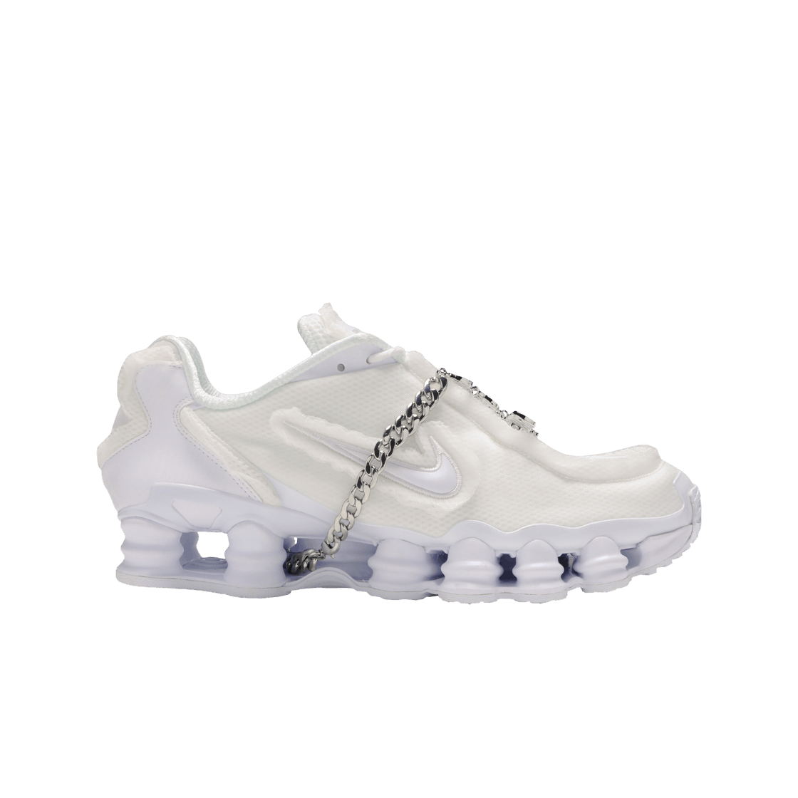 (W) 나이키 x 꼼데가르송 샥스 TL 화이트((W) Nike x Comme des Garcons Shox TL White)