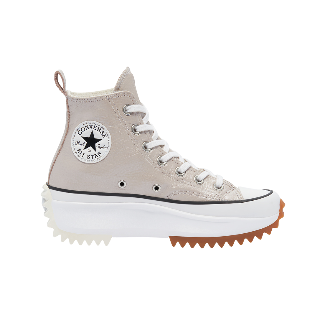 169242C Converse Run Star Hike Hi Metallic Classics Smoke Pink