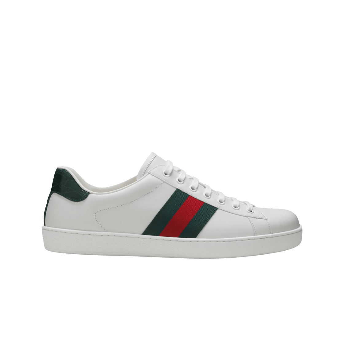 구찌 에이스 레더 스니커즈 화이트(Gucci Ace Leather Sneakers White)