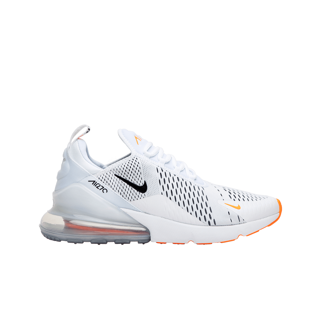 나이키 에어맥스 270 화이트 블랙 토탈 오렌지(Nike Air Max 270 White Black Total Orange)