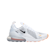Nike Air Max 270 White Black Total Orange