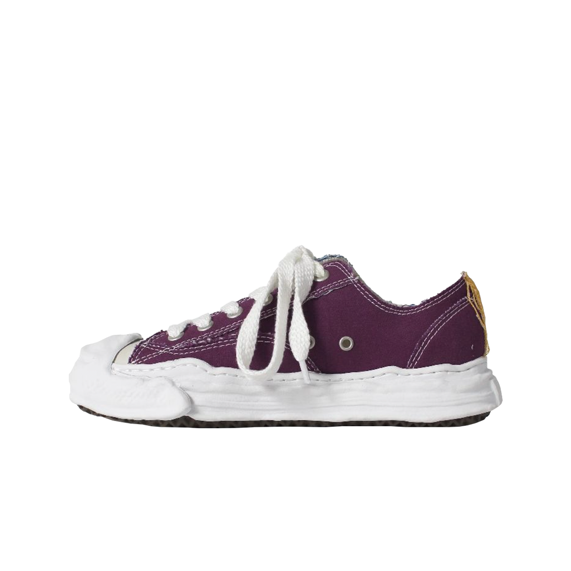 메종 미하라 야스히로 행크 OG 솔 캔버스 로우탑 스니커즈 블루 퍼플(Maison Mihara Yasuhiro Hank OG Sole Canvas Low-top Sneakers Blue Purple) - 2