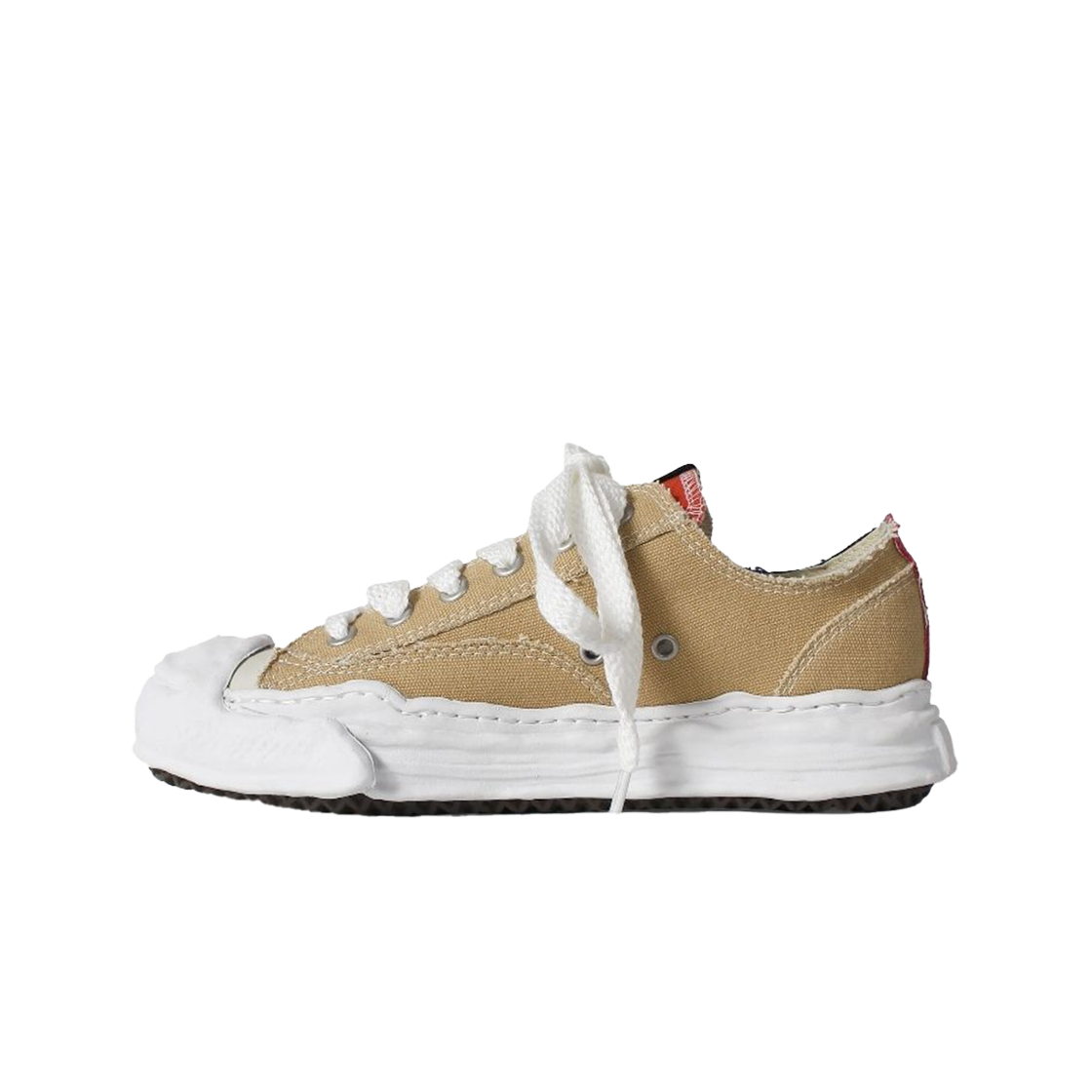 메종 미하라 야스히로 행크 OG 솔 캔버스 로우탑 스니커즈 네이비 베이지(Maison Mihara Yasuhiro Hank OG Sole Canvas Low-top Sneakers Navy Beige) - 2