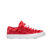 Converse x Golf le Fleur One Star Ox Quilted Velvet Barbados Cherry