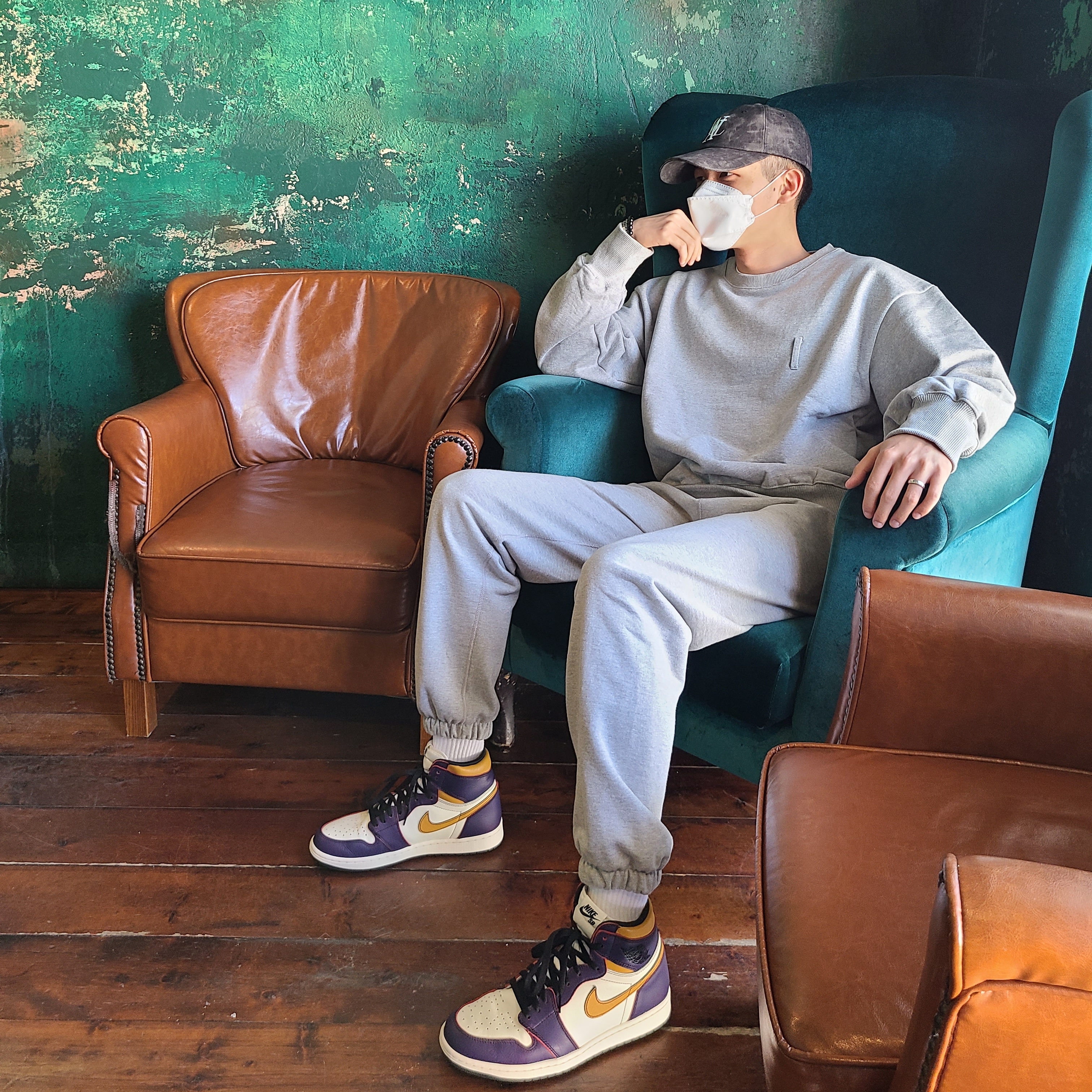 Jordan 1 Retro High OG Defiant SB LA to Chicago 착용 스타일