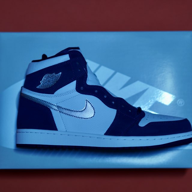 Jordan 1 Retro High OG CO.JP Midnight Navy 착용 스타일 - 5