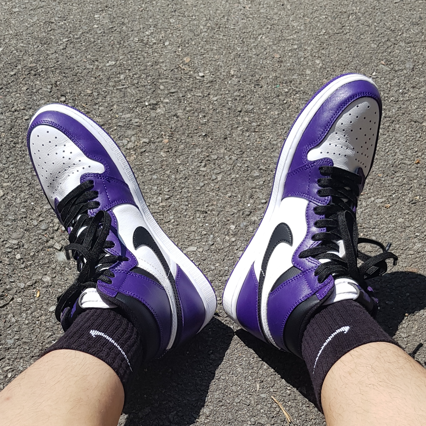 Jordan 1 Retro High OG Court Purple 2020 착용 스타일