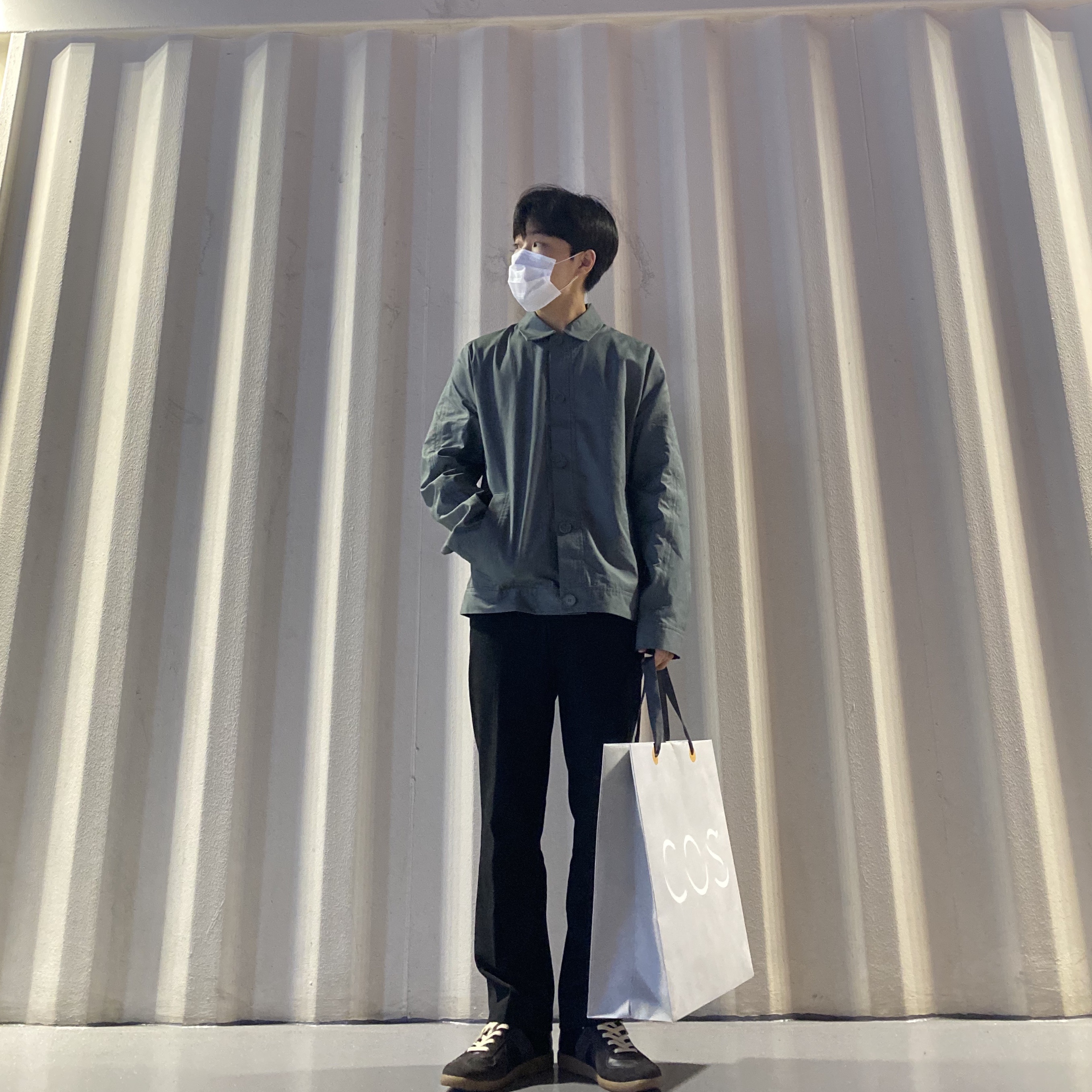 Maison Margiela Calfskin Replica Sneakers Black 착용 스타일