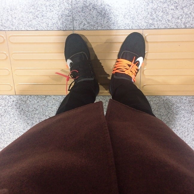 Nike x Off-White Air Presto Black 착용 스타일