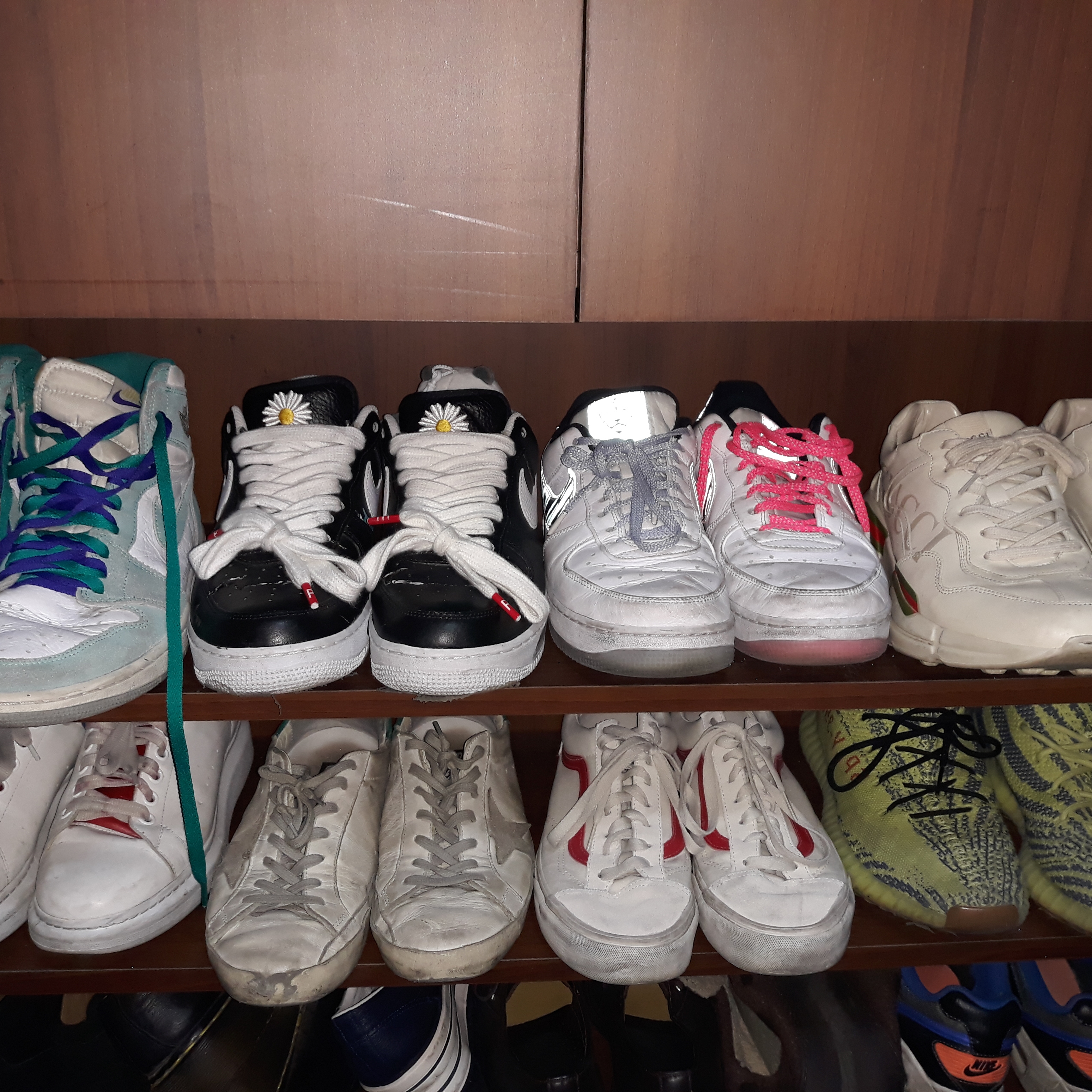 Jordan 1 Retro High OG Turbo Green, Nike x Peaceminusone Air Force 1 Low Para-Noise 착용 스타일