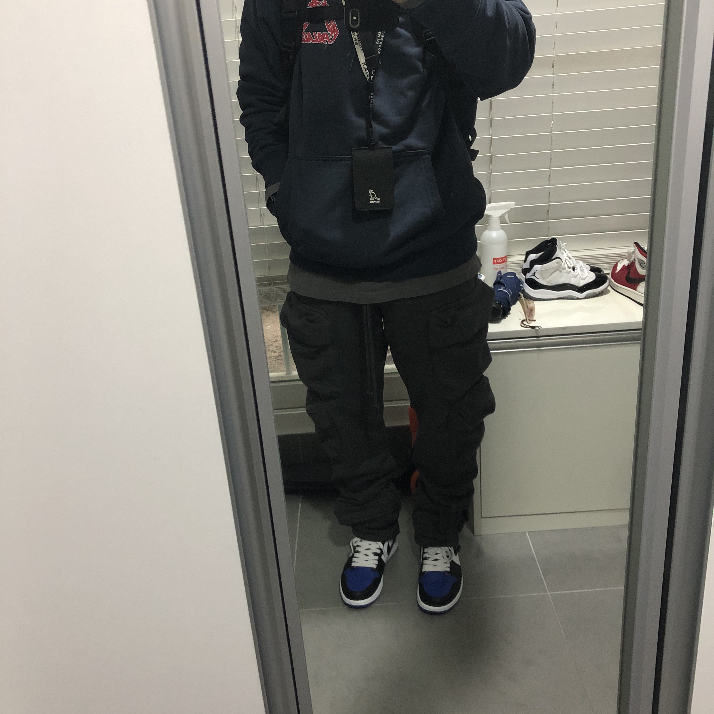Jordan 1 Retro High OG Royal Toe 착용 스타일