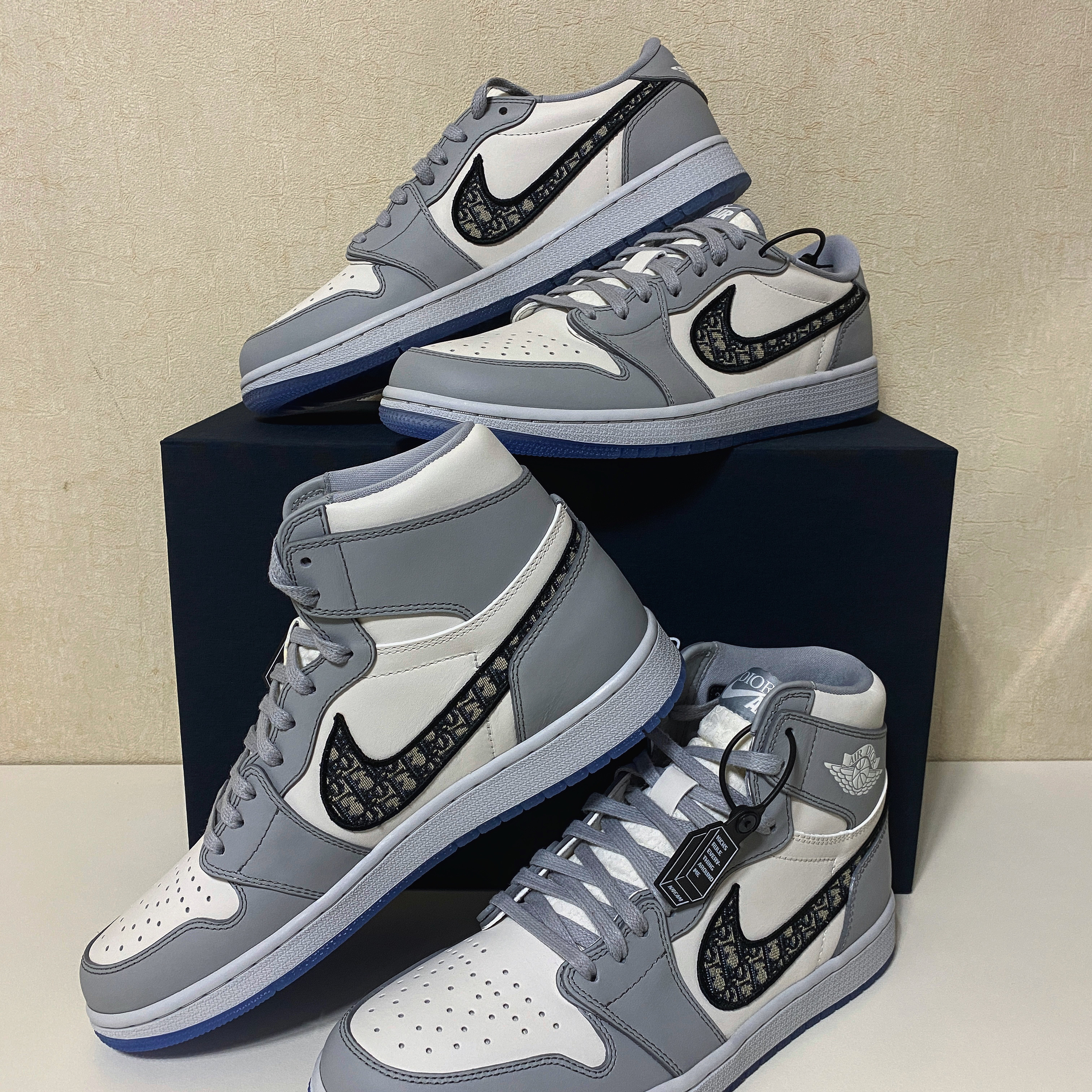 Jordan 1 x Dior High OG, Jordan 1 x Dior Low OG 착용 스타일