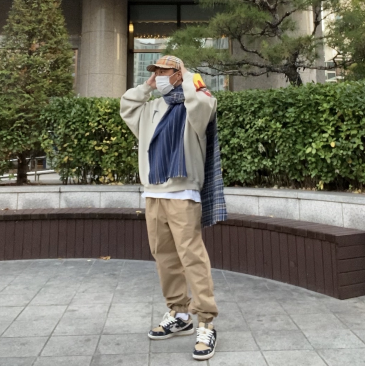 Nike x Travis Scott SB Dunk Low 착용 스타일 - 1