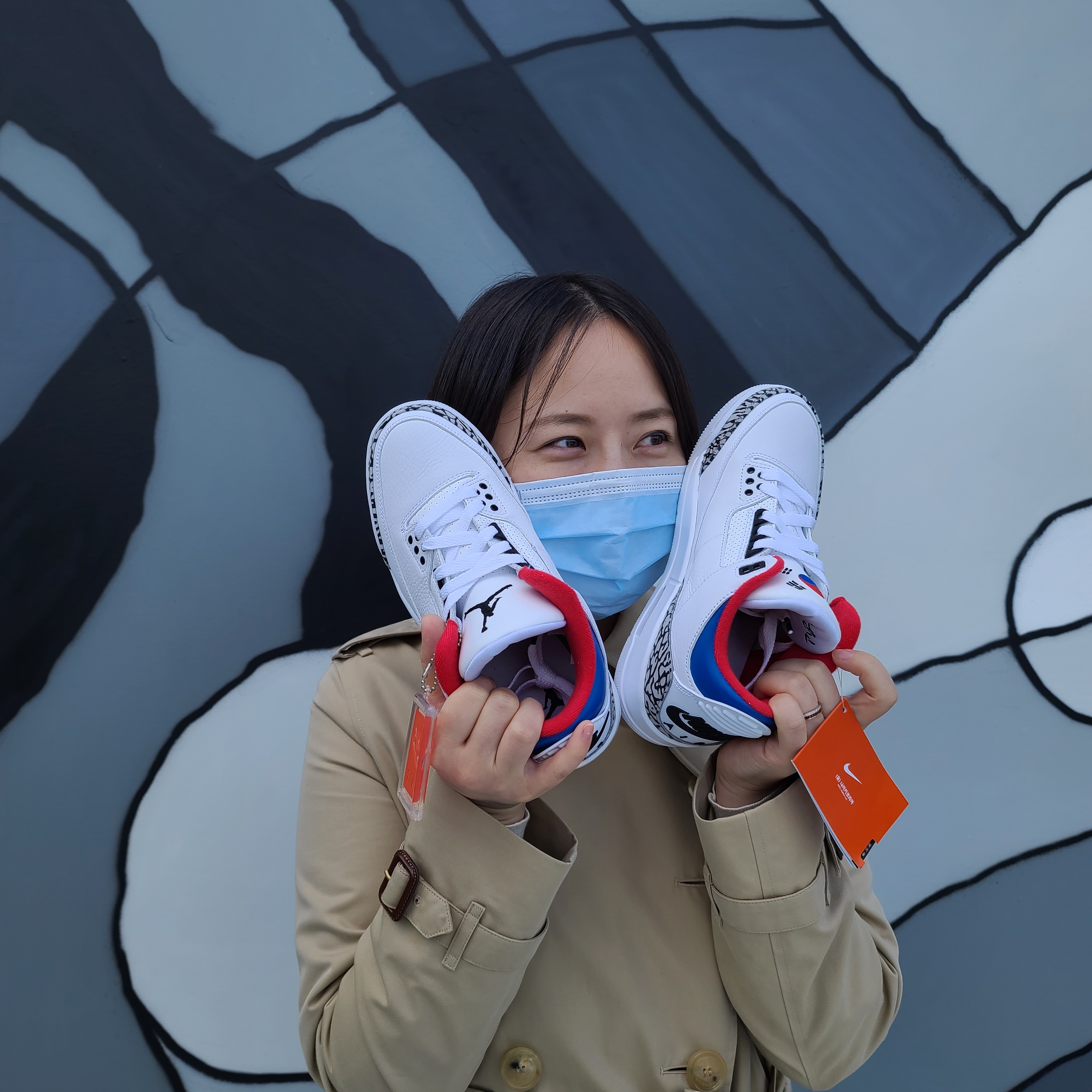 (W) Jordan 3 Retro Seoul 착용 스타일