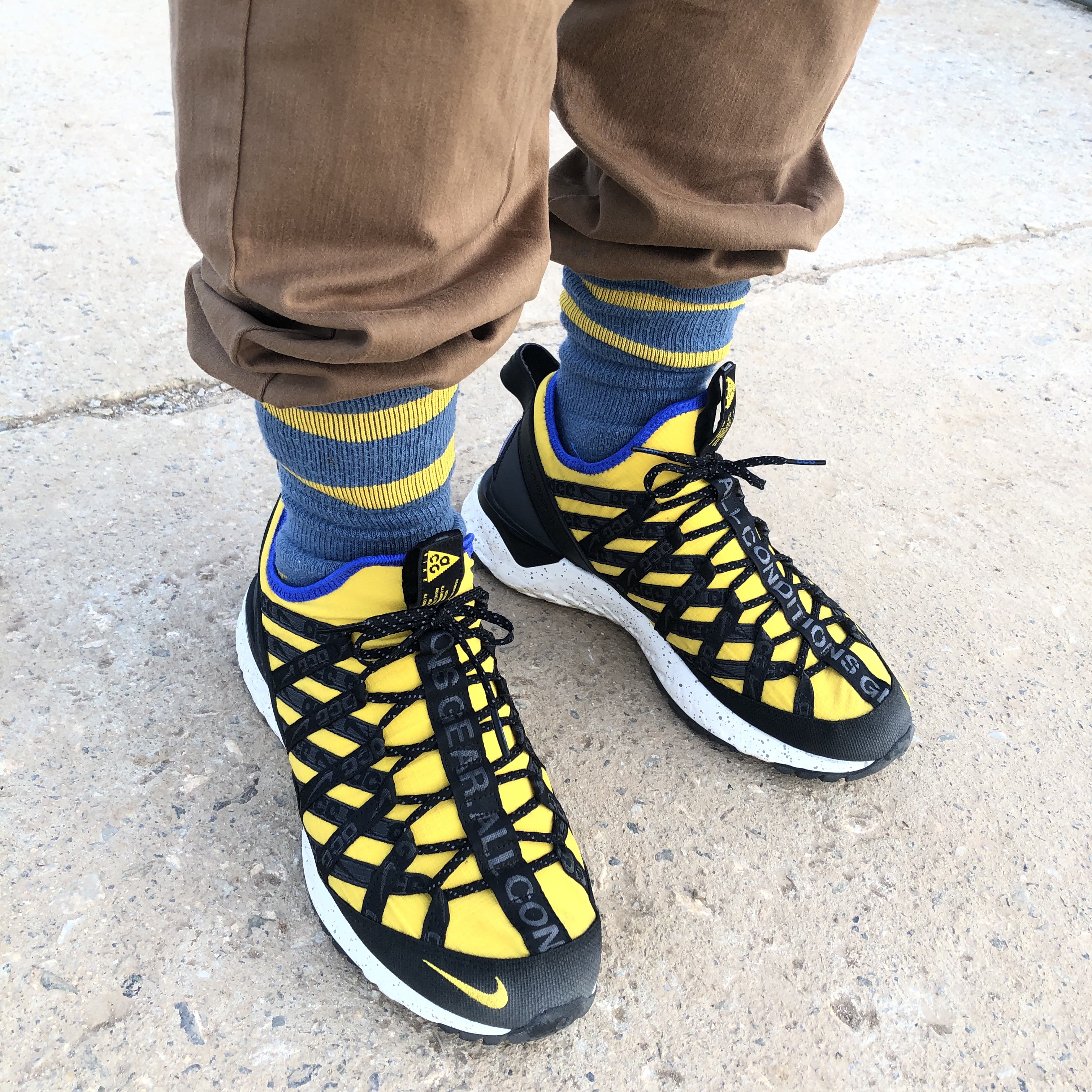 Nike ACG React Terra Gobe Parachute Beige 착용 스타일