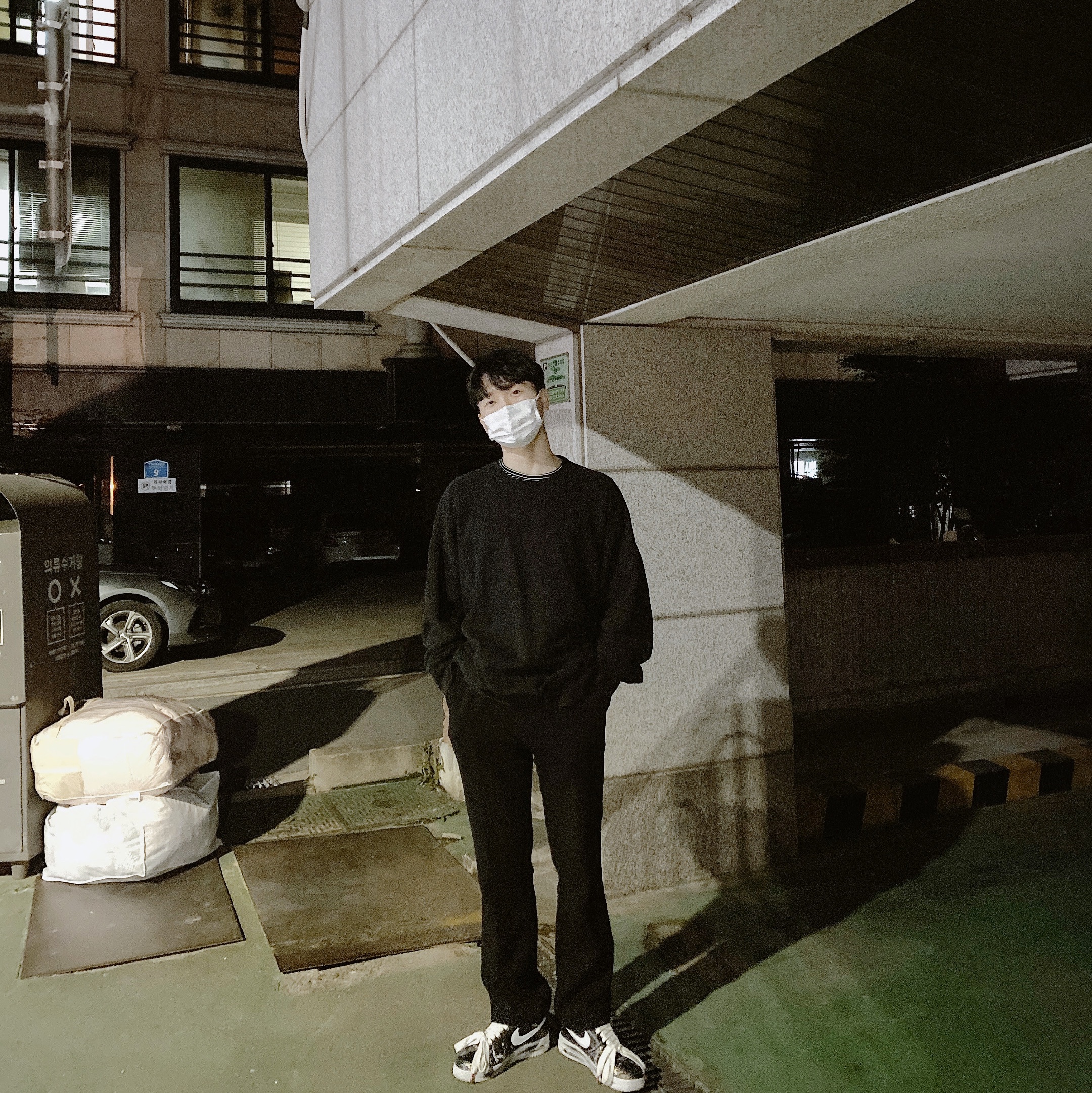 Nike x Peaceminusone Air Force 1 Low Para-Noise 착용 스타일