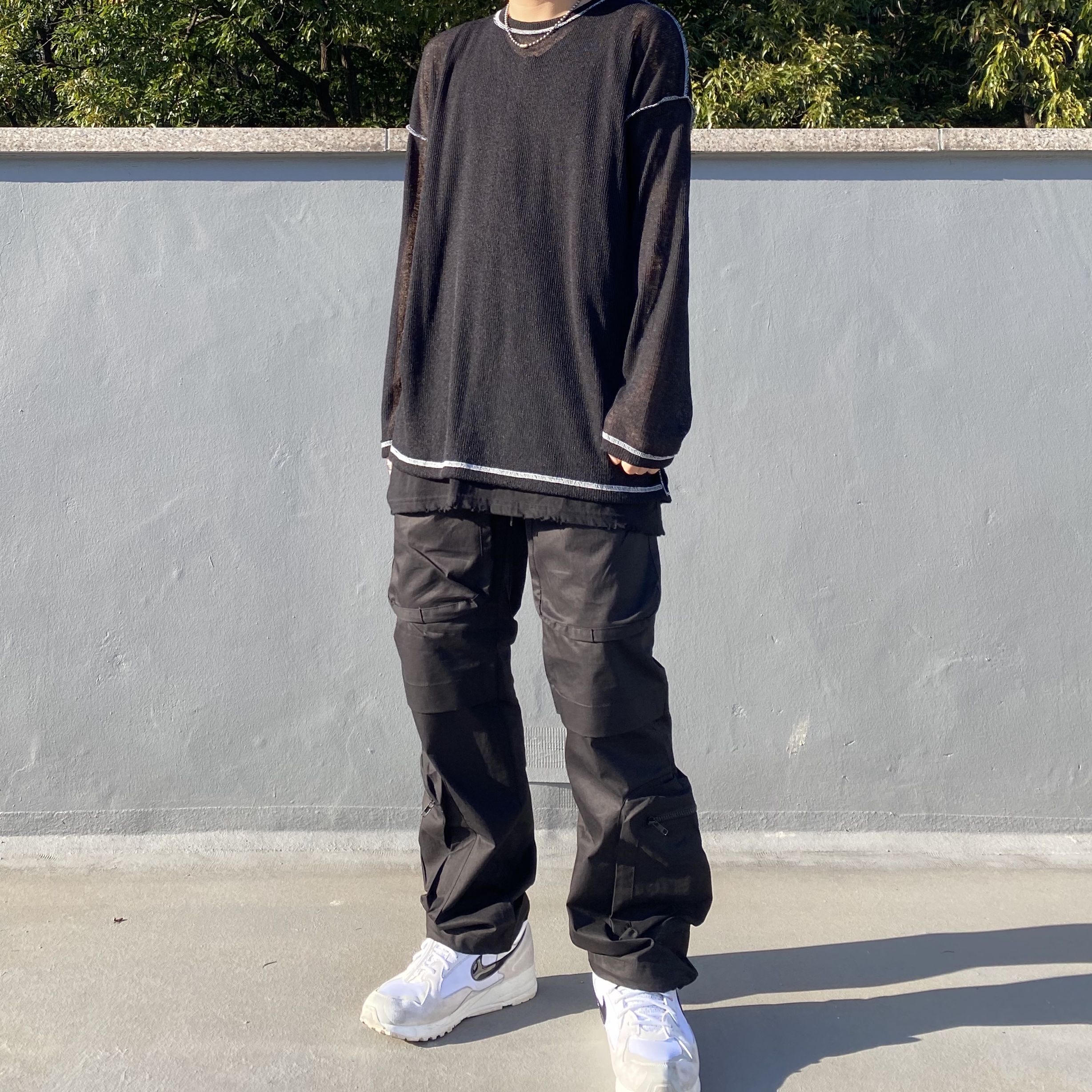 Nike x Fear of God Air Skylon 2 White 착용 스타일