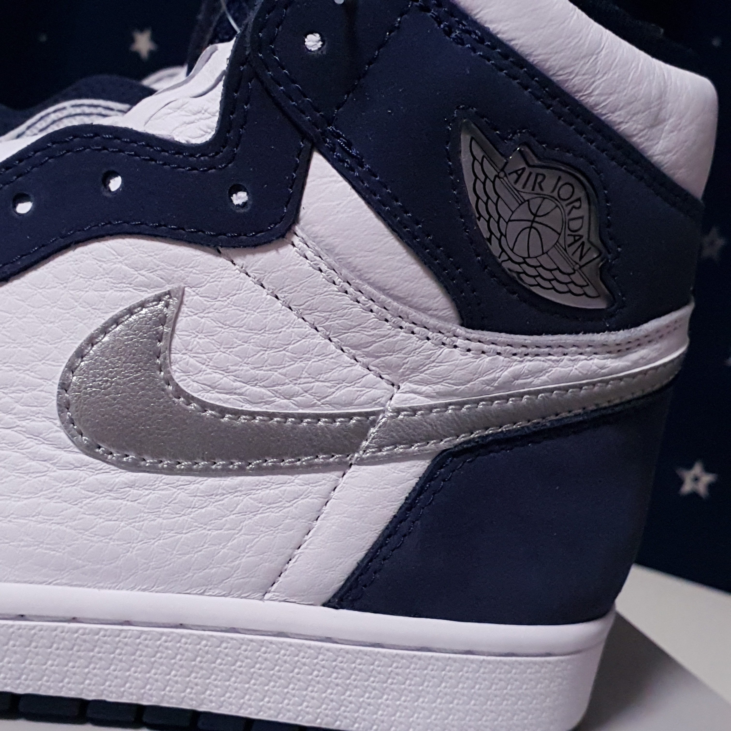 Jordan 1 Retro High OG CO.JP Midnight Navy 착용 스타일 - 4