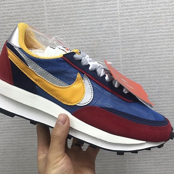 Nike x Sacai LDWaffle Blue Multi 착용 스타일