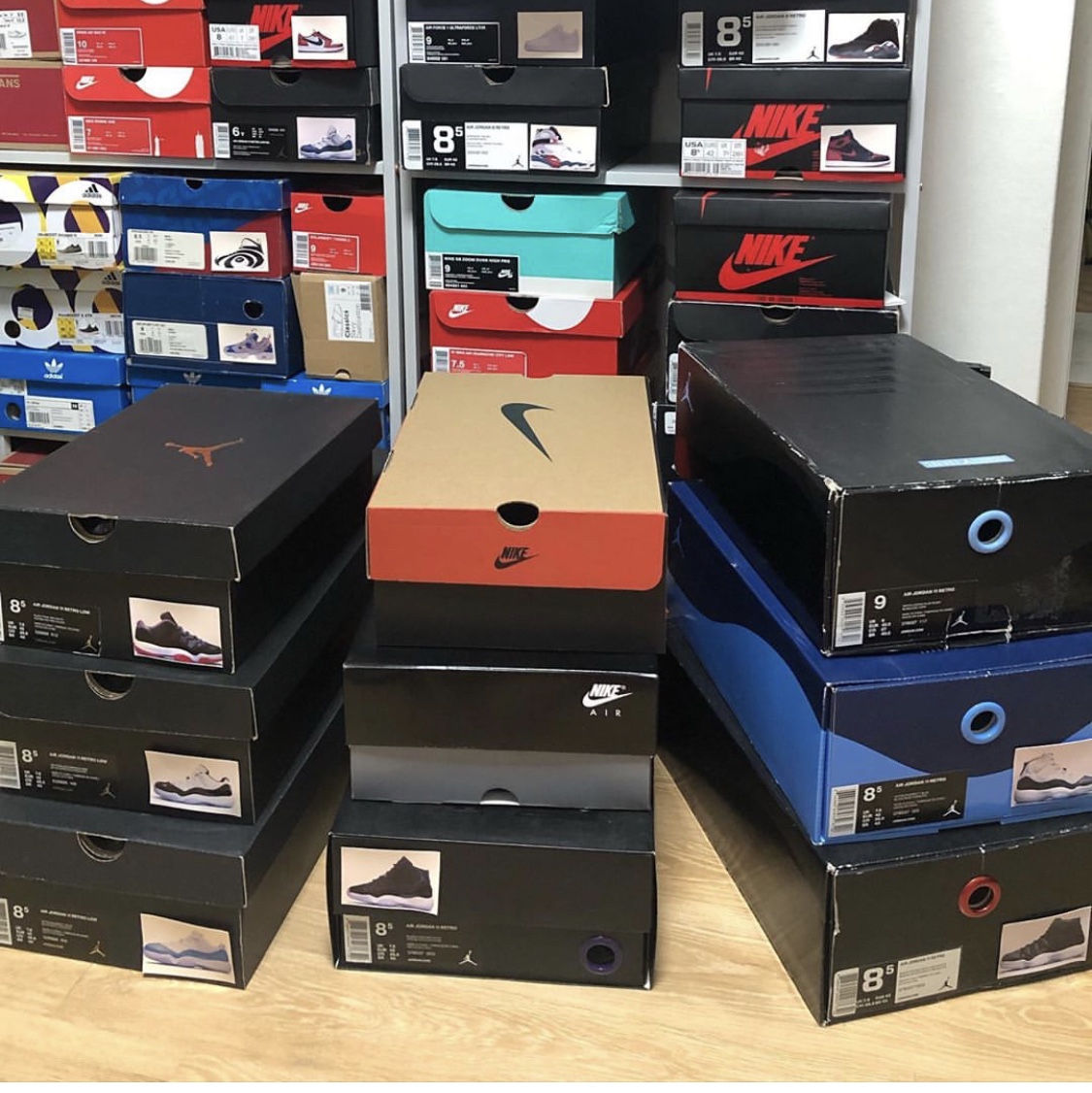 Jordan 11 Retro Concord 2018, Jordan 11 Retro Bred 2019 착용 스타일