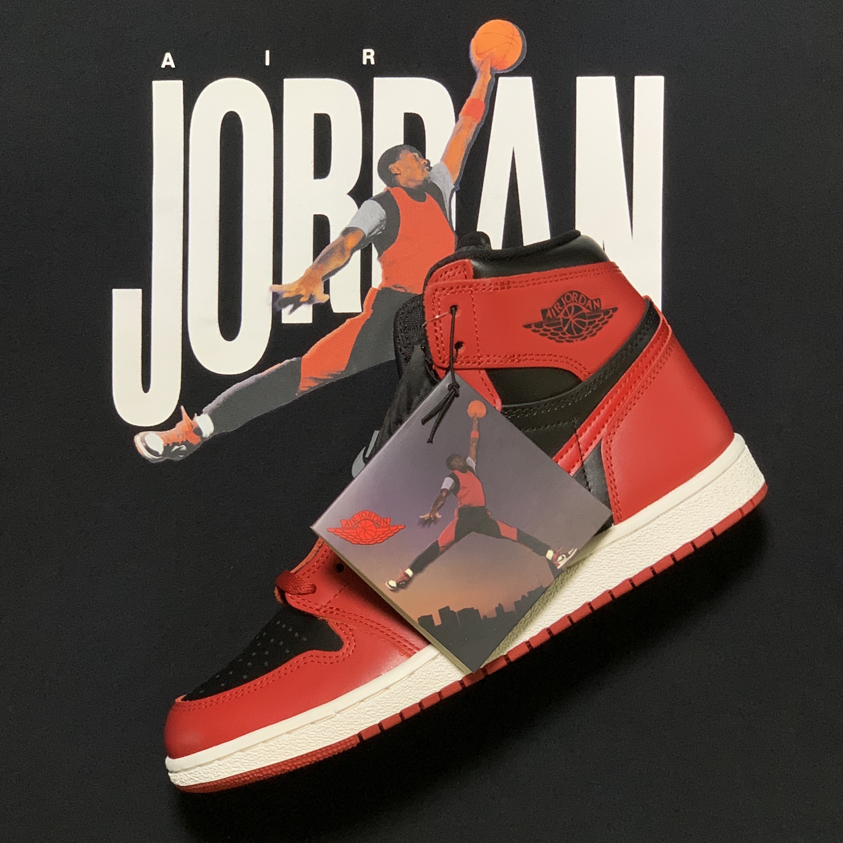 Jordan 1 High 85 Varsity Red 착용 스타일