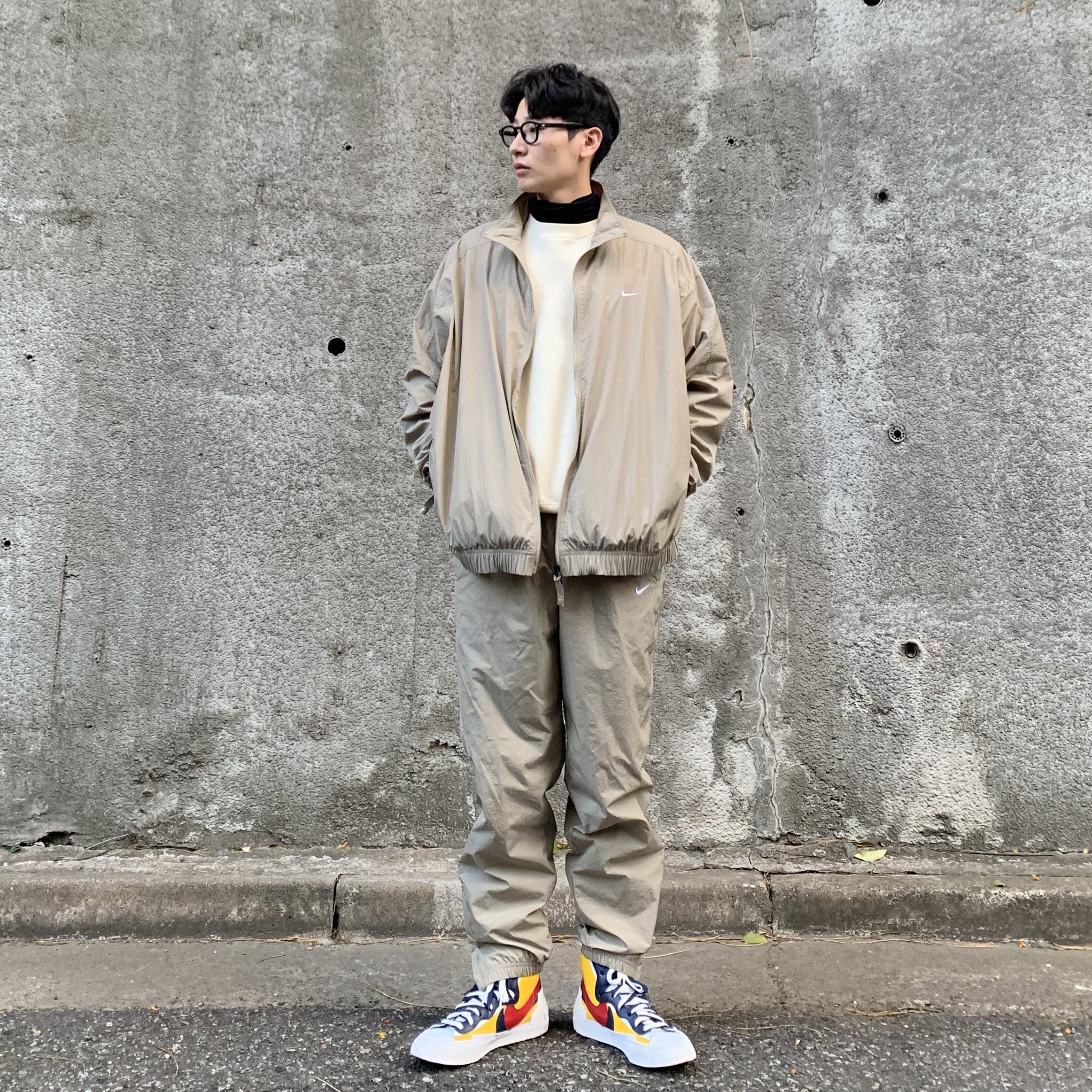 Nike x Sacai Blazer Mid Snow Beach 착용 스타일 - 1