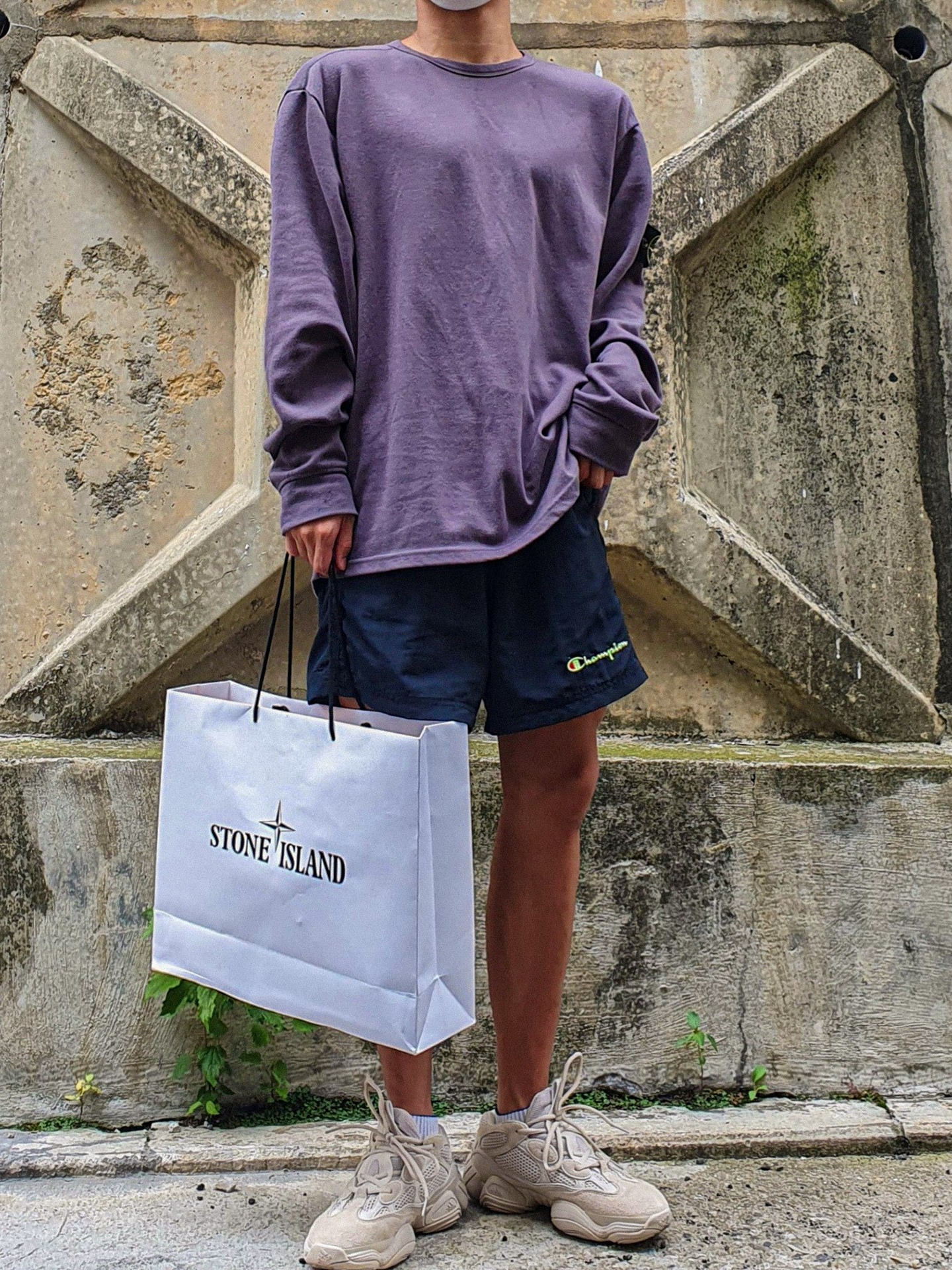 Adidas Yeezy 500 Blush 2018 착용 스타일