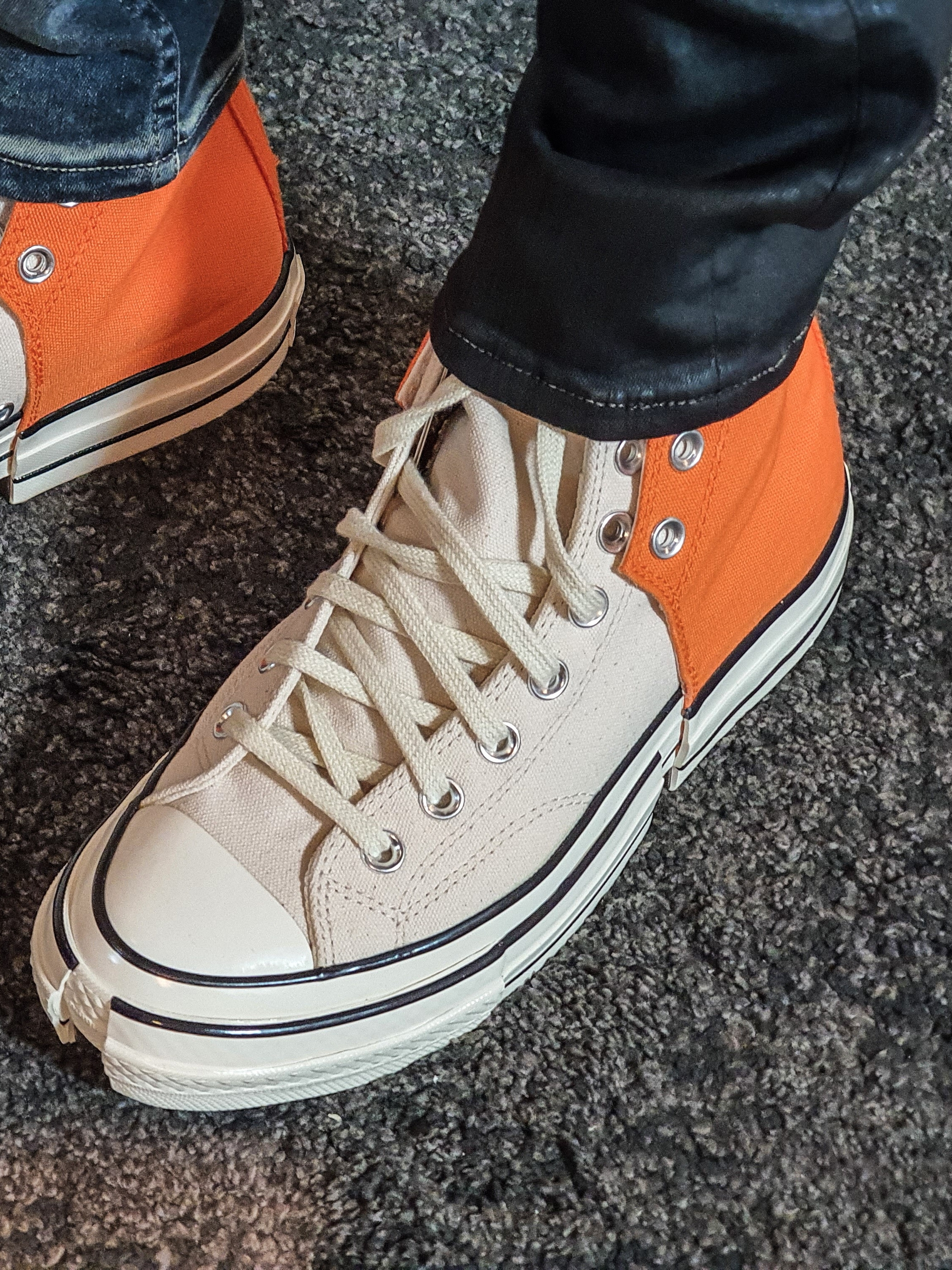 Converse x Feng Chen Wang Chuck 70 2-in-1 Persimmon Orange 착용 스타일 - 3