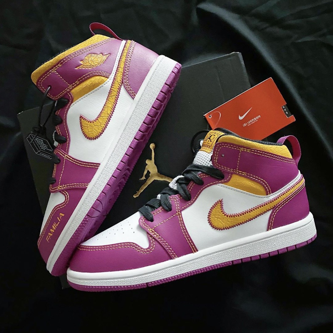 (PS) Jordan 1 Mid DOD Familia, Jordan 1 Mid DOD Familia 착용 스타일 - 2