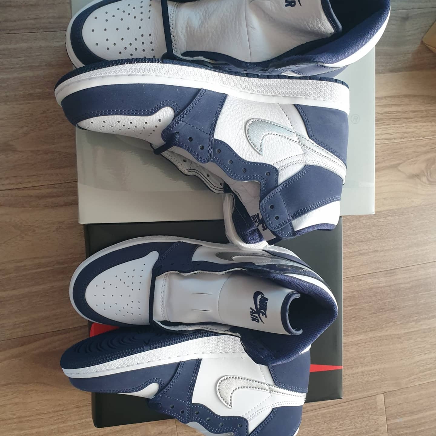 Jordan 1 Retro High OG CO.JP Midnight Navy 착용 스타일