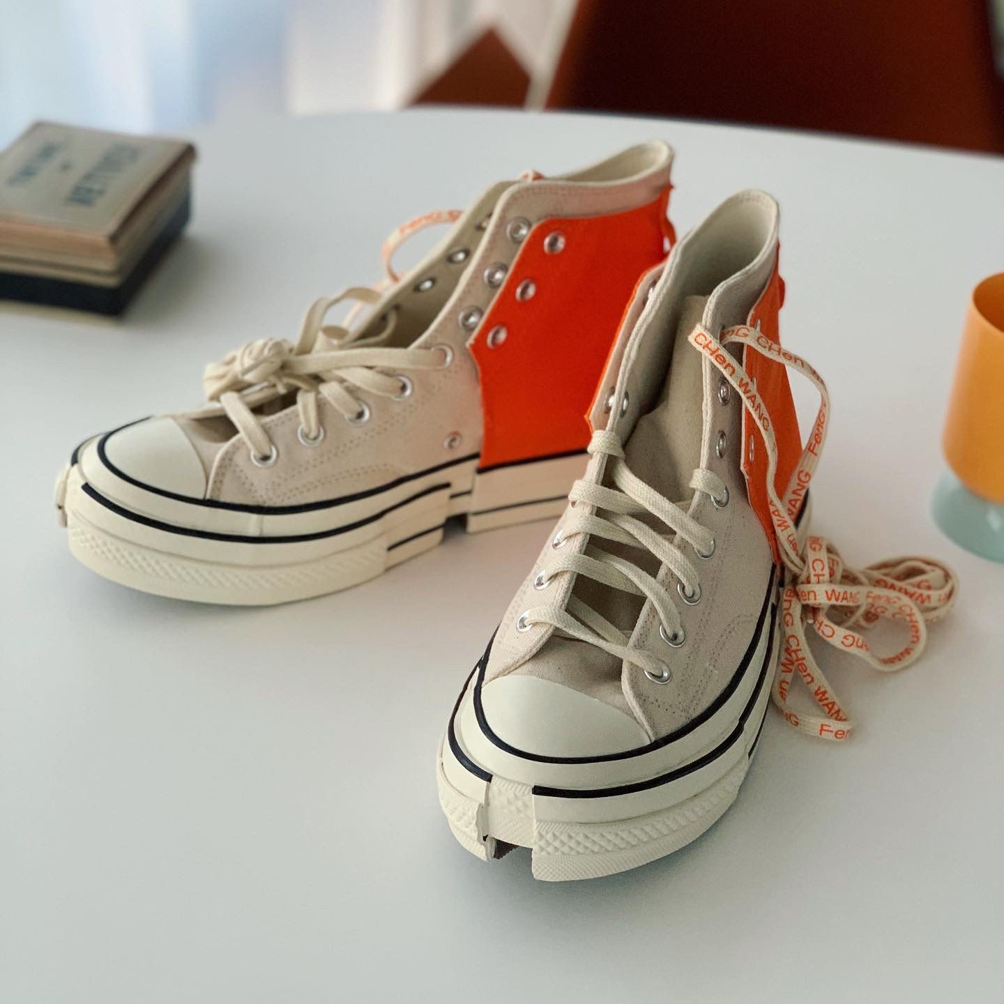 Converse x Feng Chen Wang Chuck 70 2-in-1 Persimmon Orange 착용 스타일