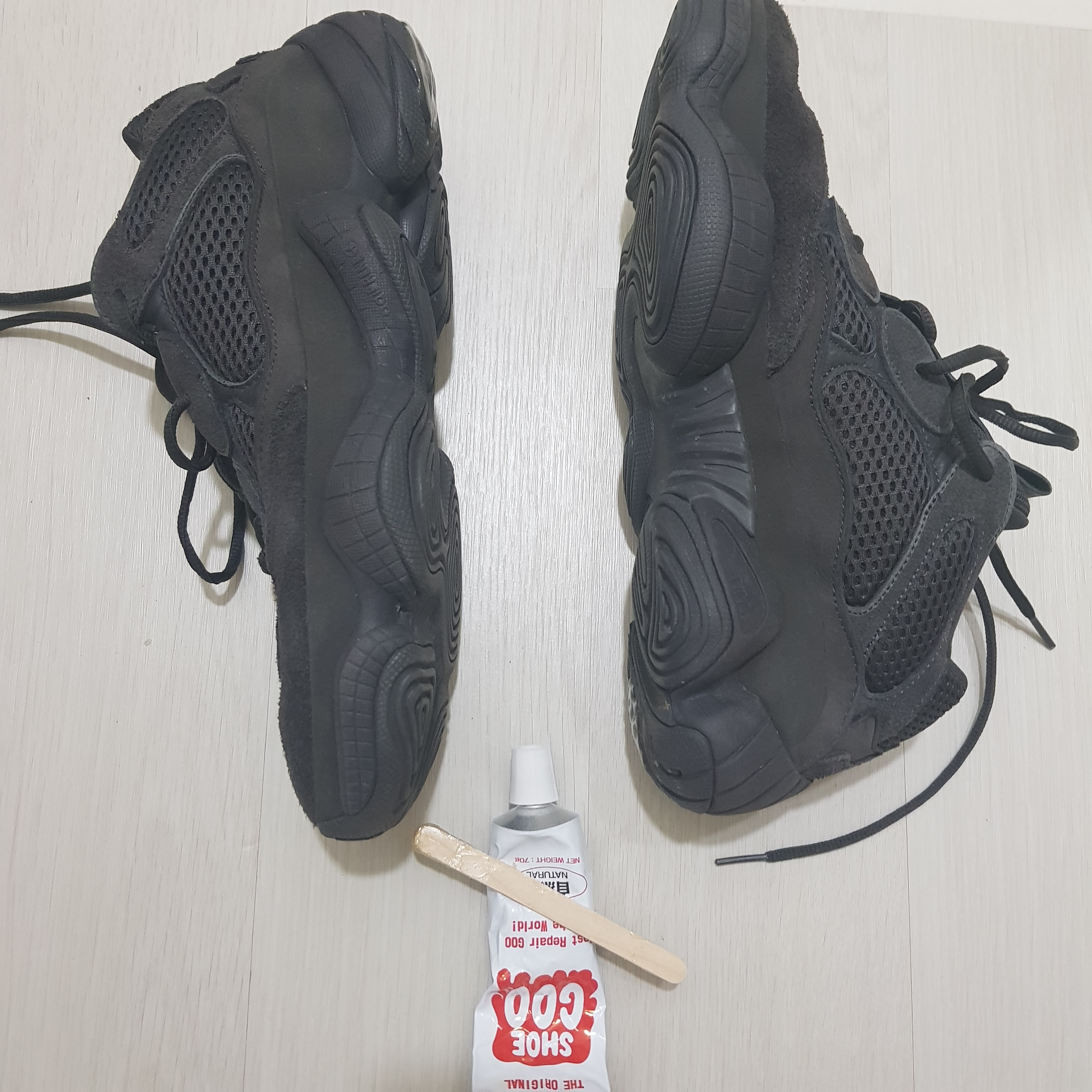 Adidas Yeezy 500 Utility Black 2018/2020 착용 스타일