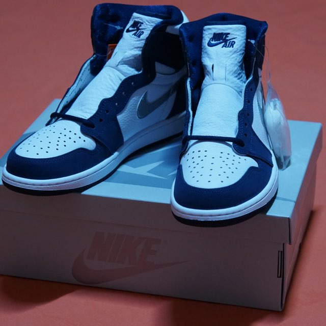Jordan 1 Retro High OG CO.JP Midnight Navy 착용 스타일 - 2