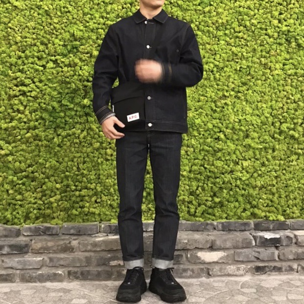 Hoka Bondi 6 Black 착용 스타일