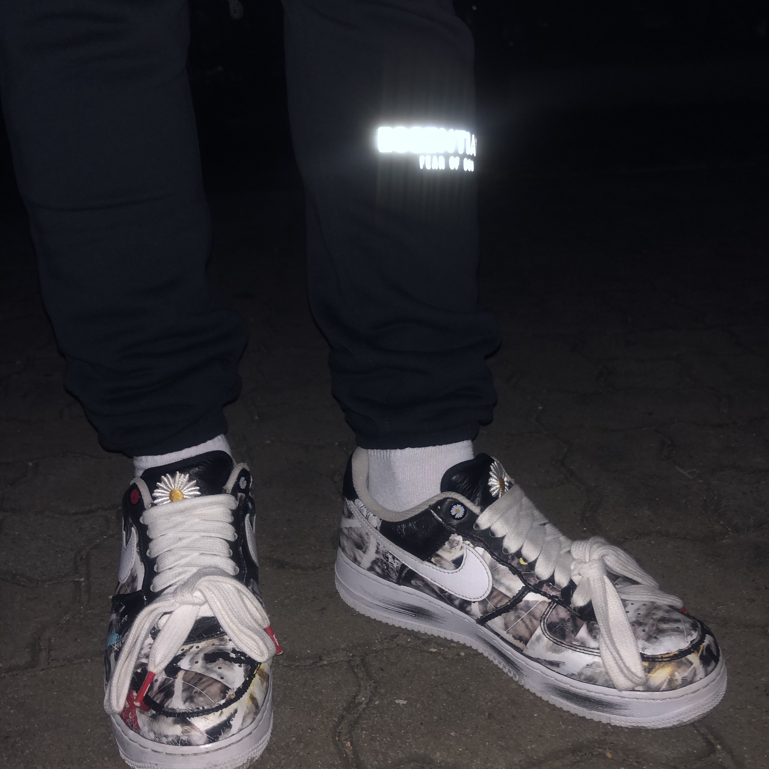Nike x Peaceminusone Air Force 1 Low Para-Noise 착용 스타일