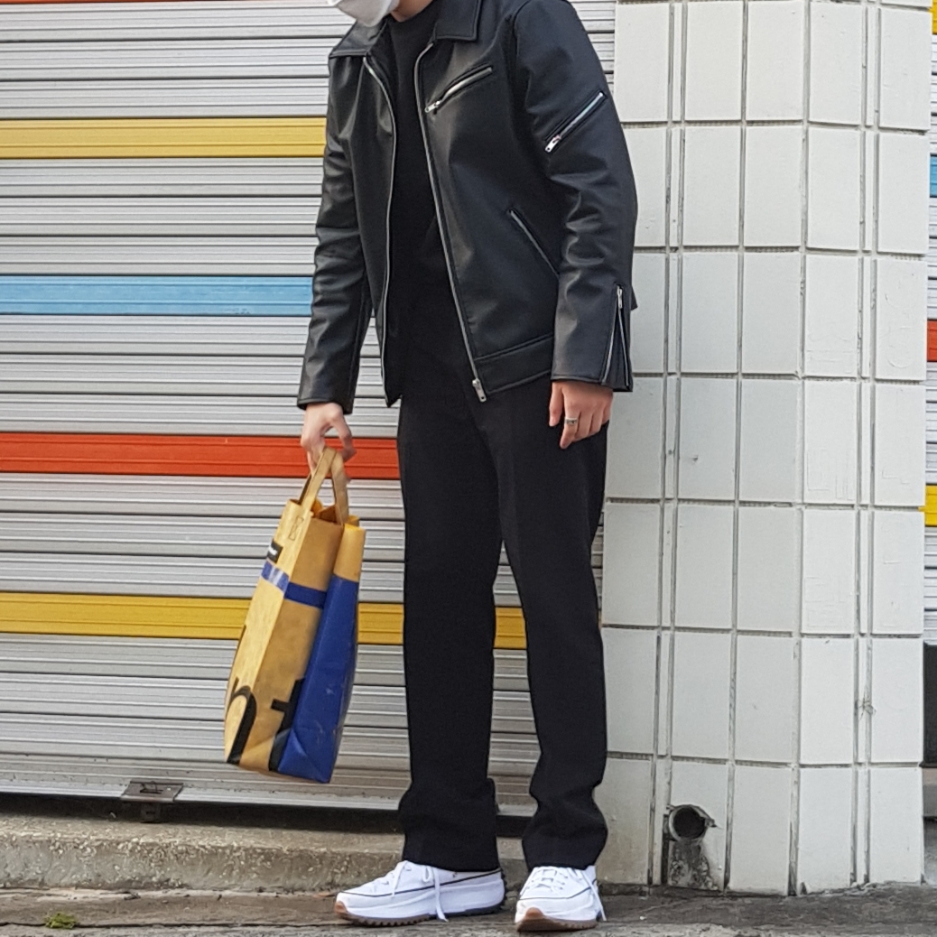 Converse Run Star Hike Hi White Black Gum 착용 스타일
