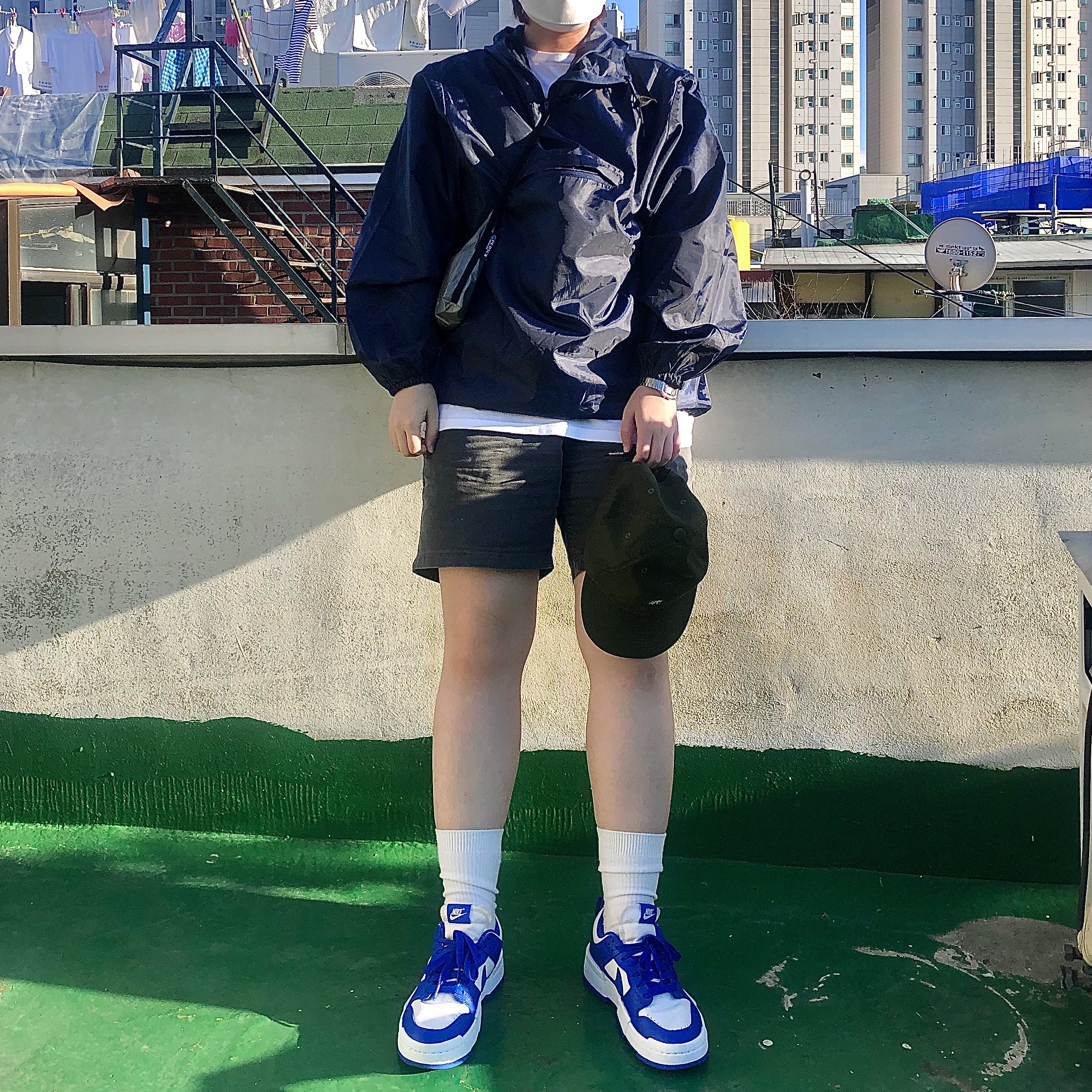 (W) Nike Dunk Low Disrupt Game Royal 착용 스타일