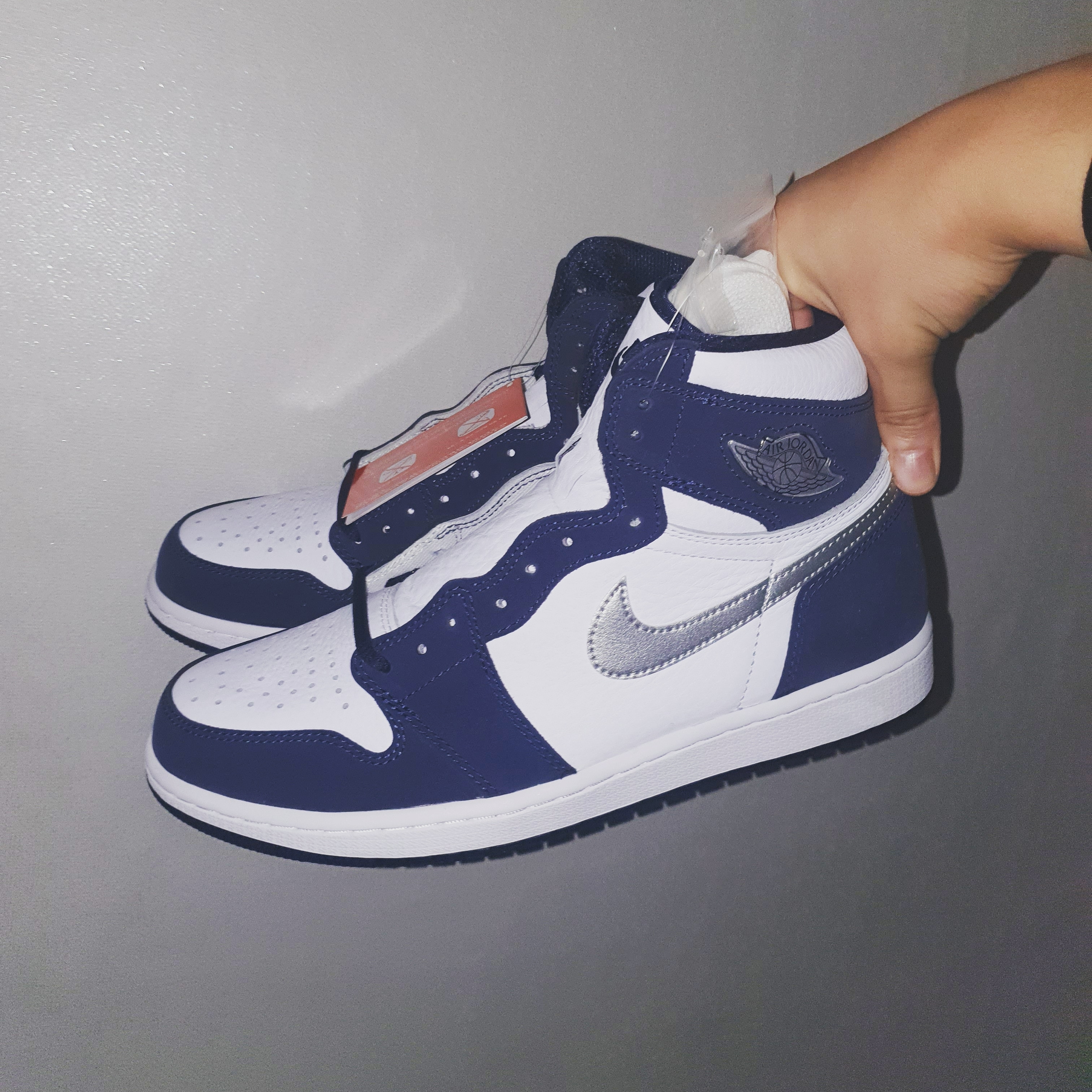 Jordan 1 Retro High OG CO.JP Midnight Navy 착용 스타일