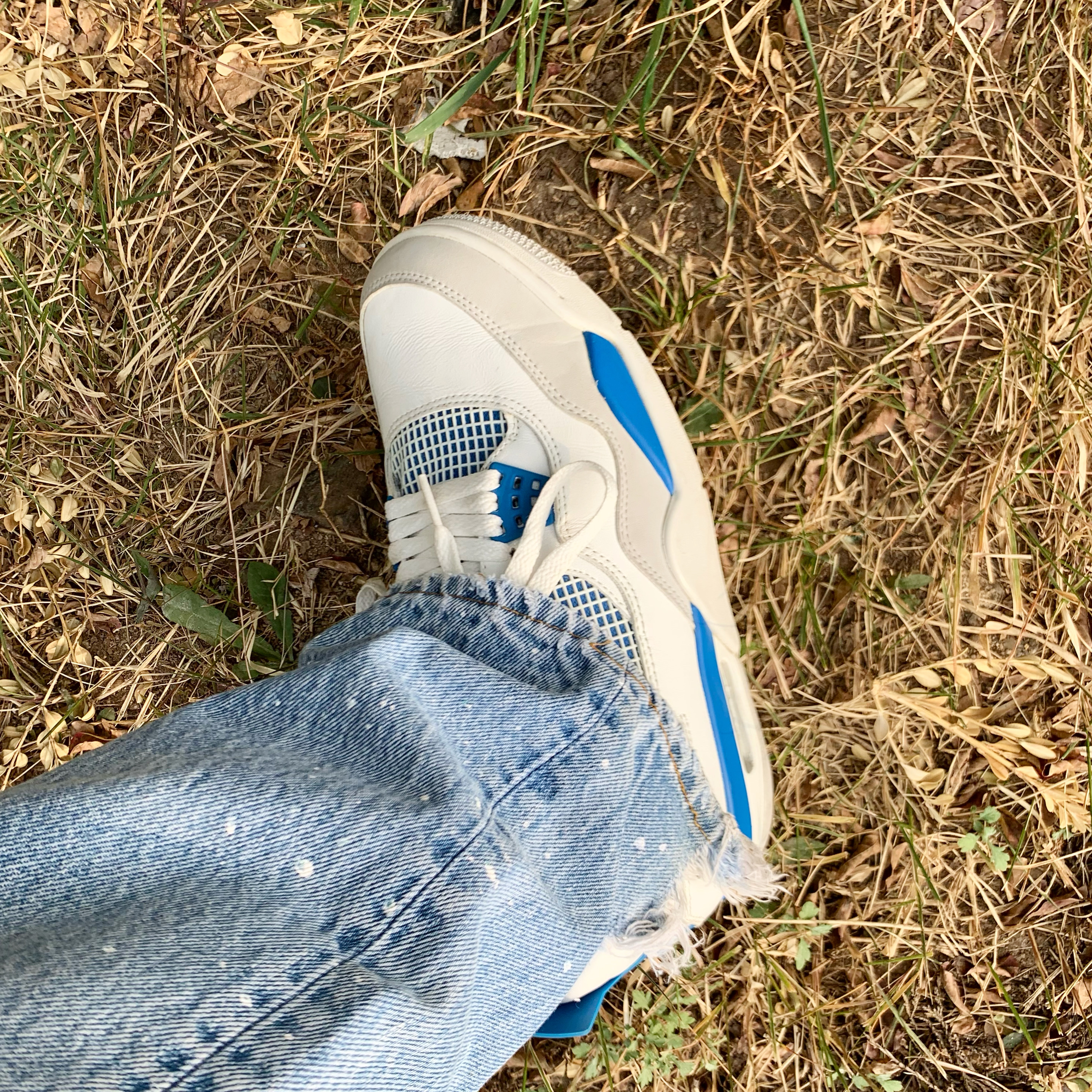 Jordan 4 Retro Military Blue 2012 착용 스타일