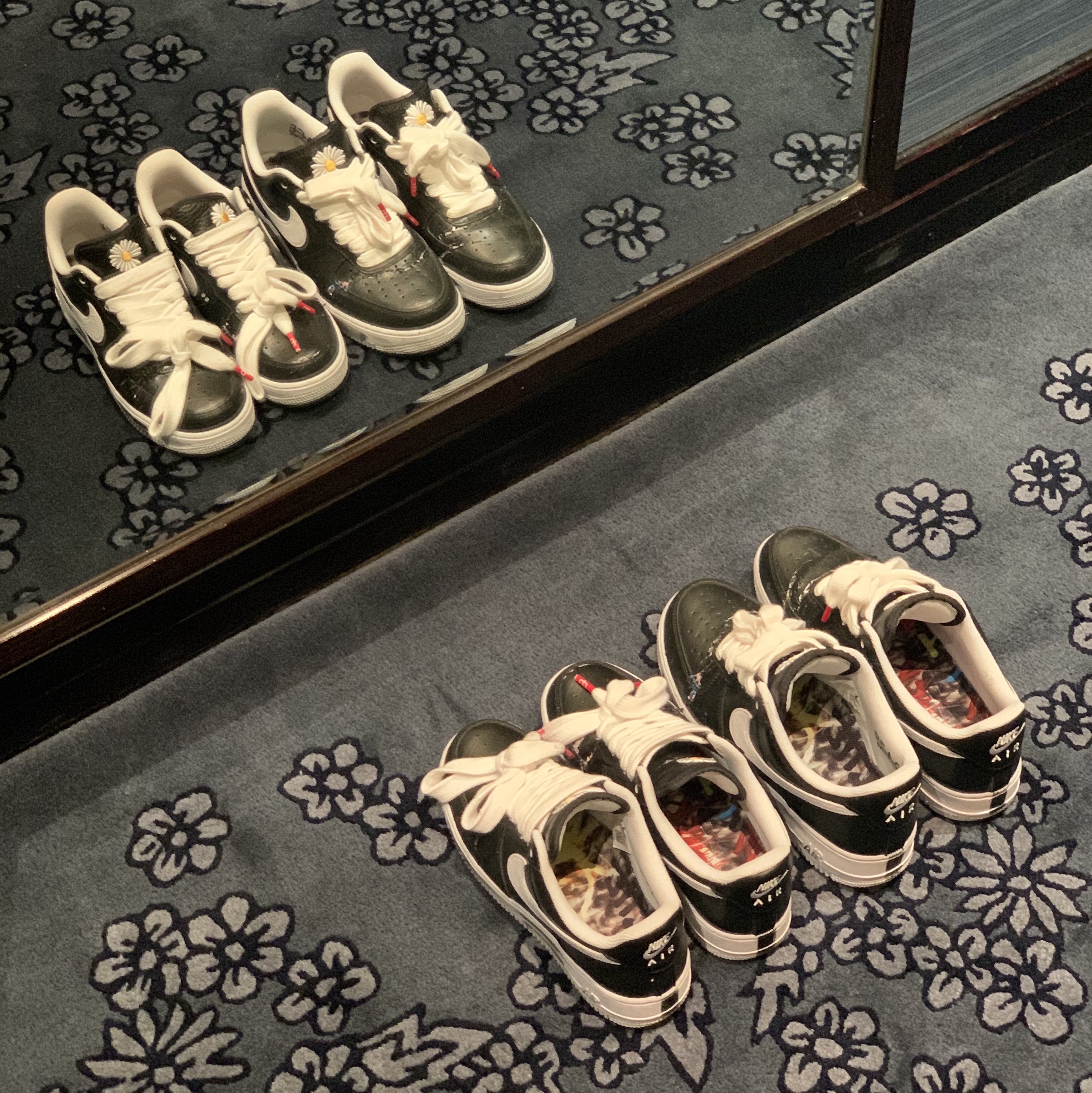 Nike x Peaceminusone Air Force 1 Low Para-Noise 착용 스타일